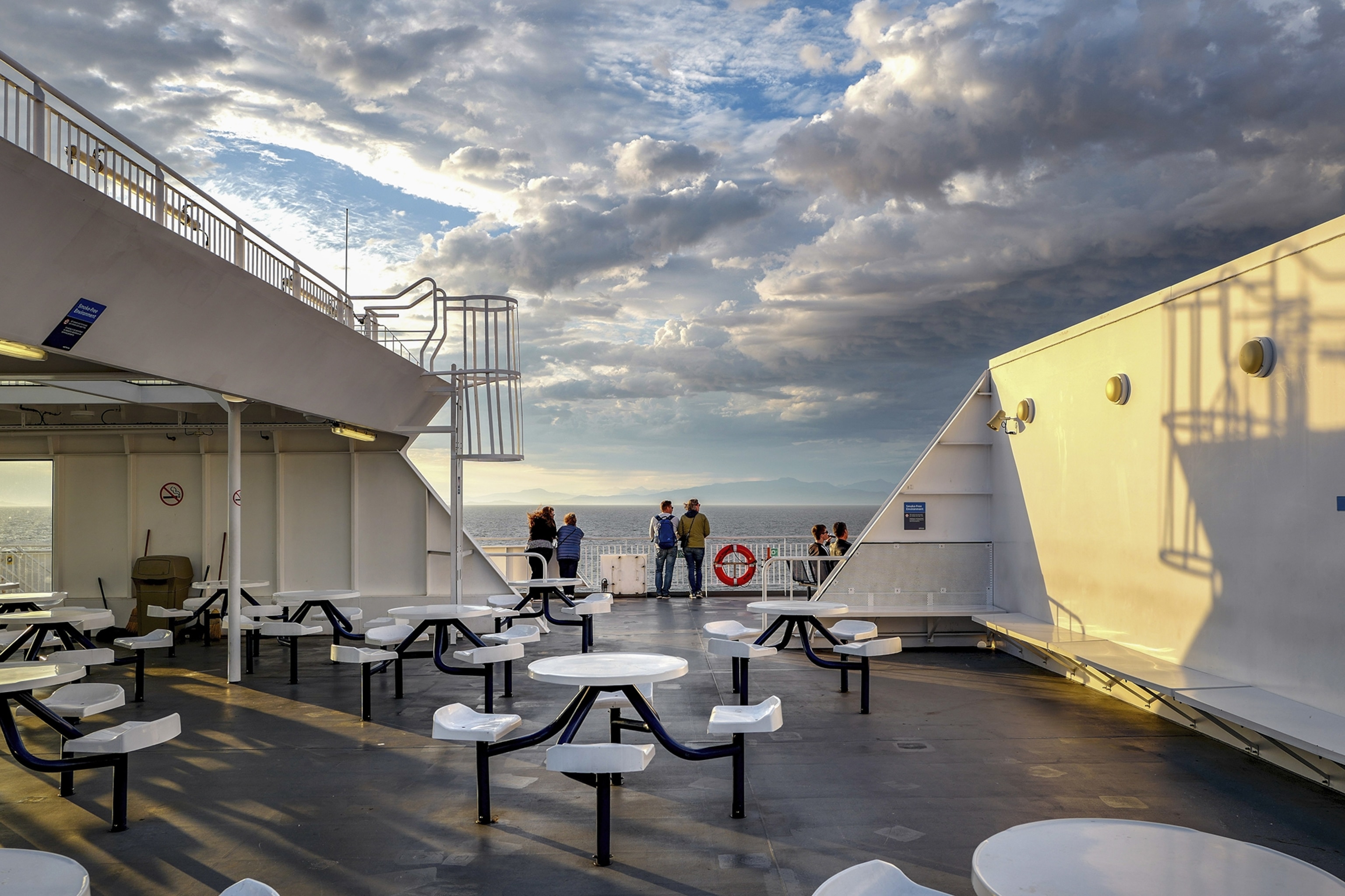 Ferry de Vancouver. Transport de voyageurs. liaison maritime avec l'Ile de vancouver