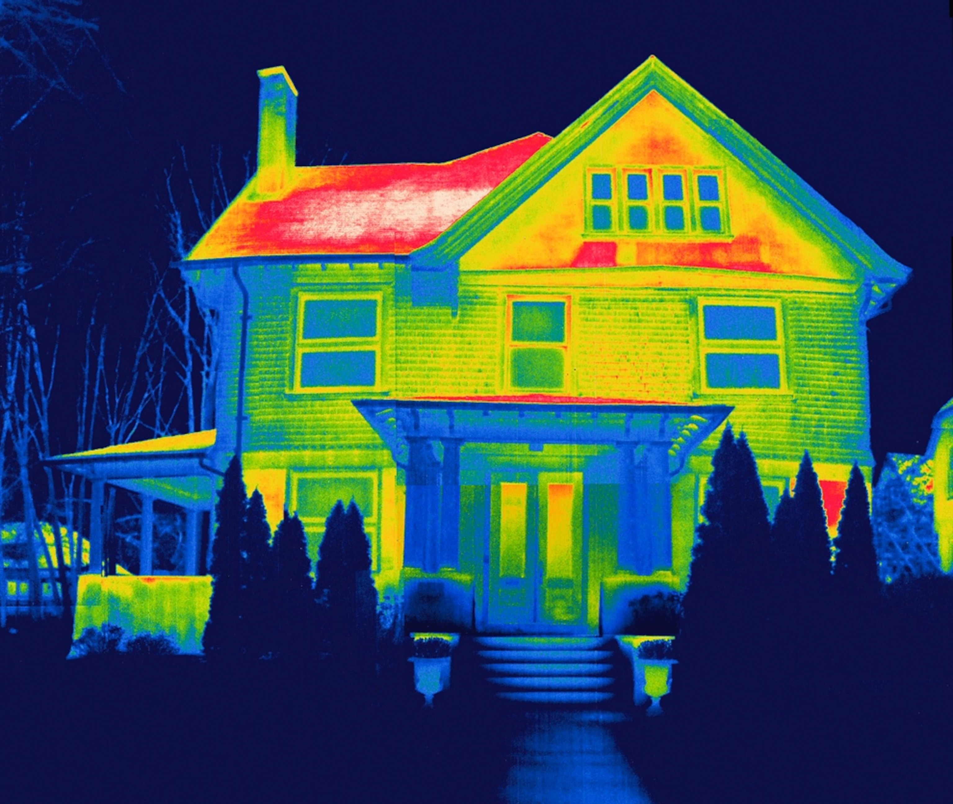 Image: Thermal image of a house