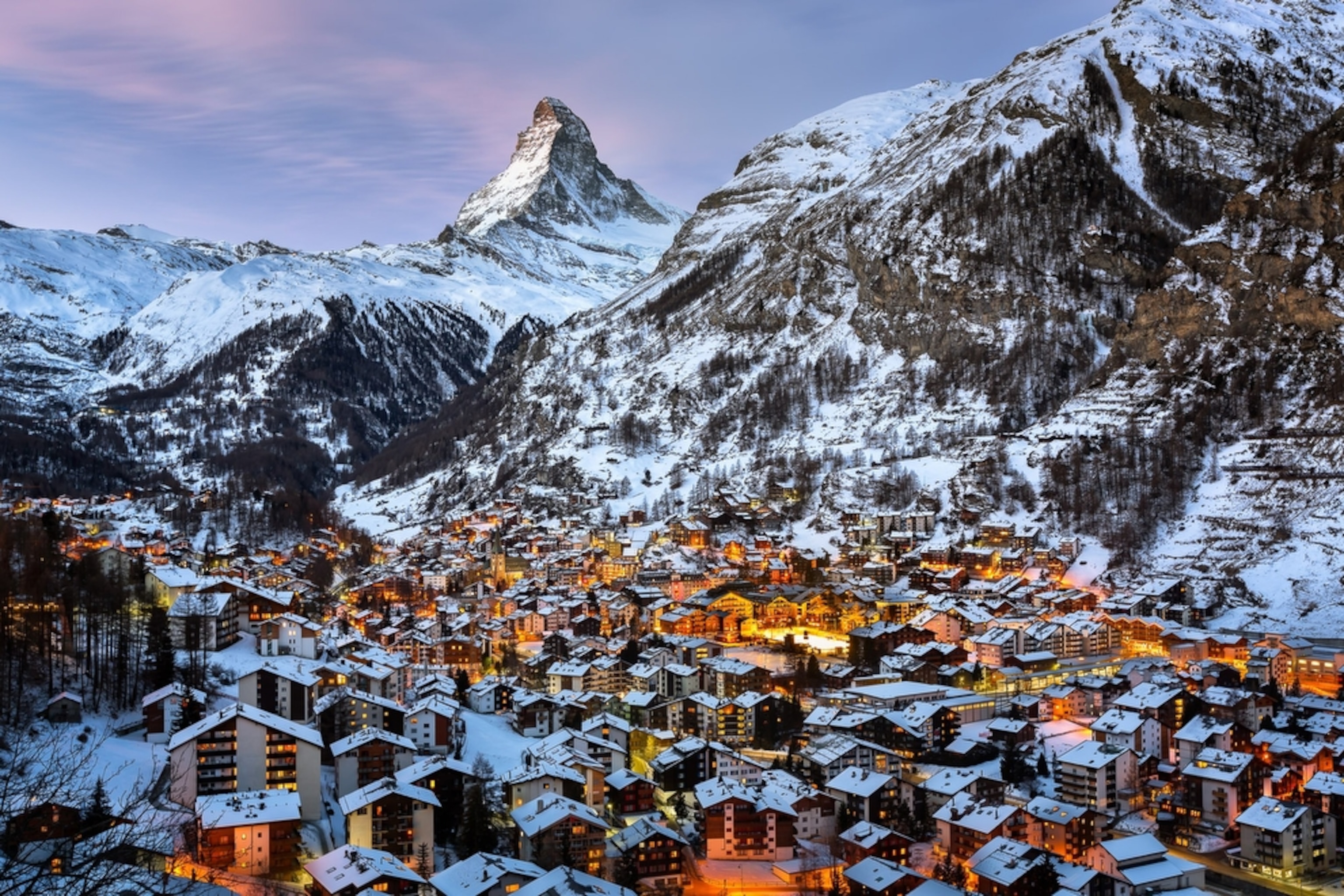 ski resort in Zermatt, Switzerland