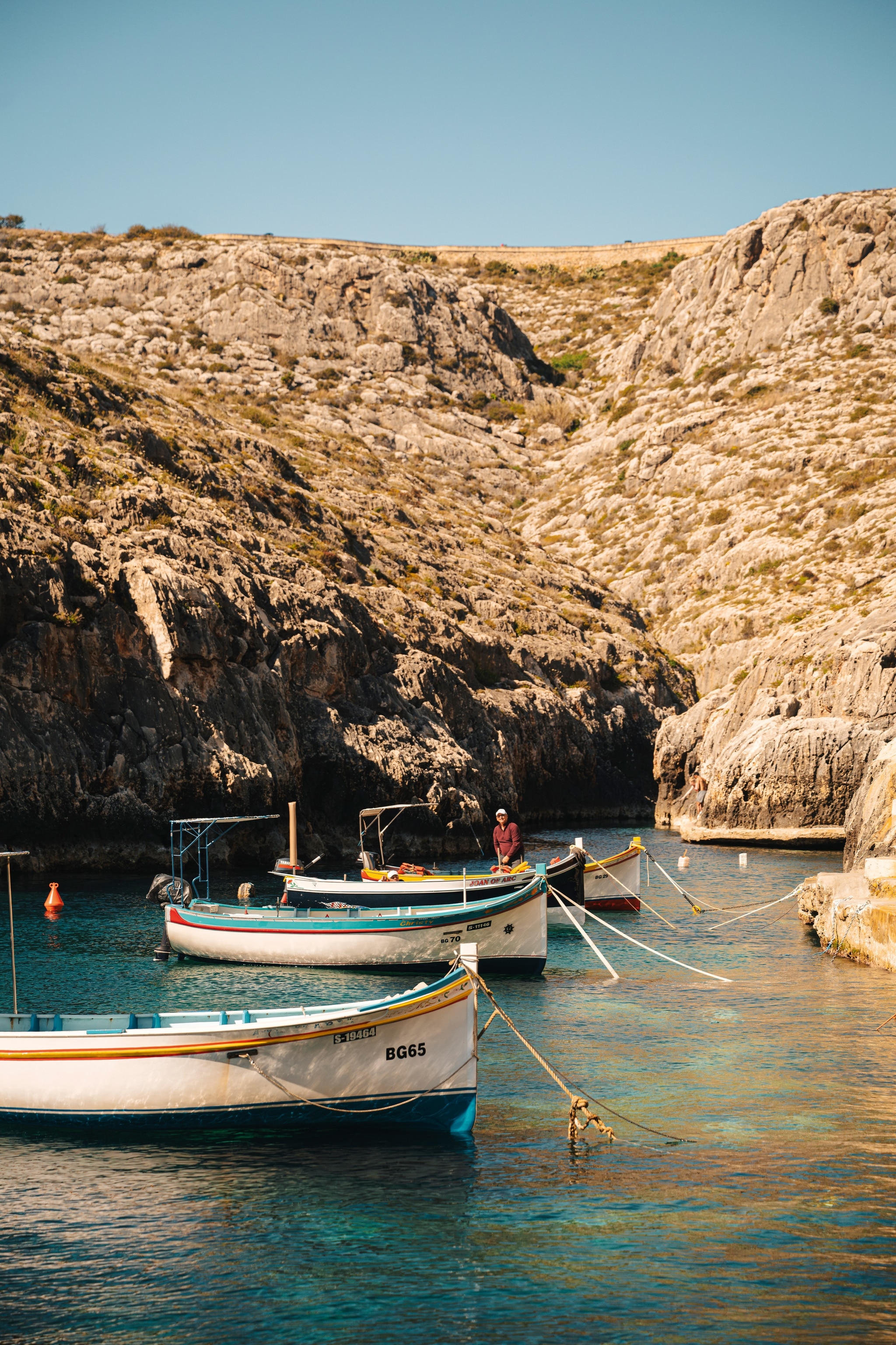 Boats in Malta harbour
