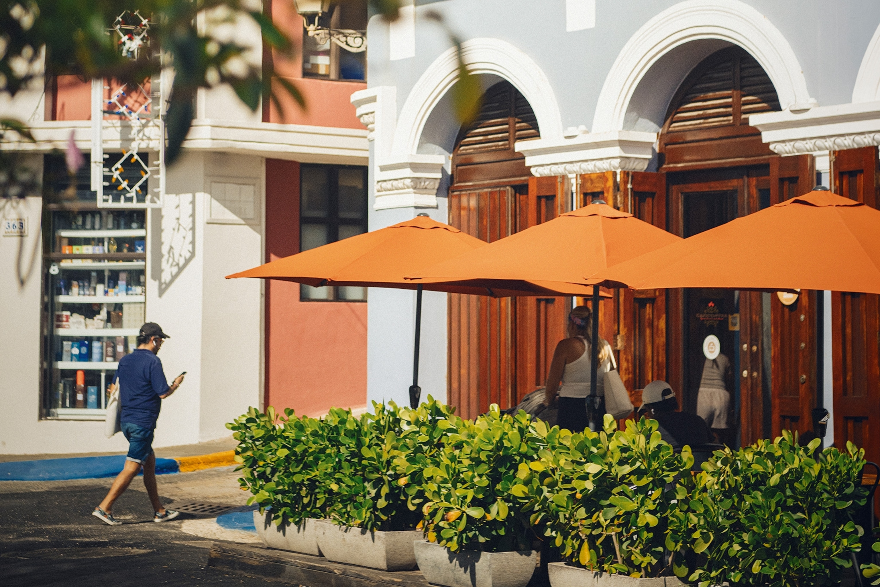 Colourful buildings in Old San Juan