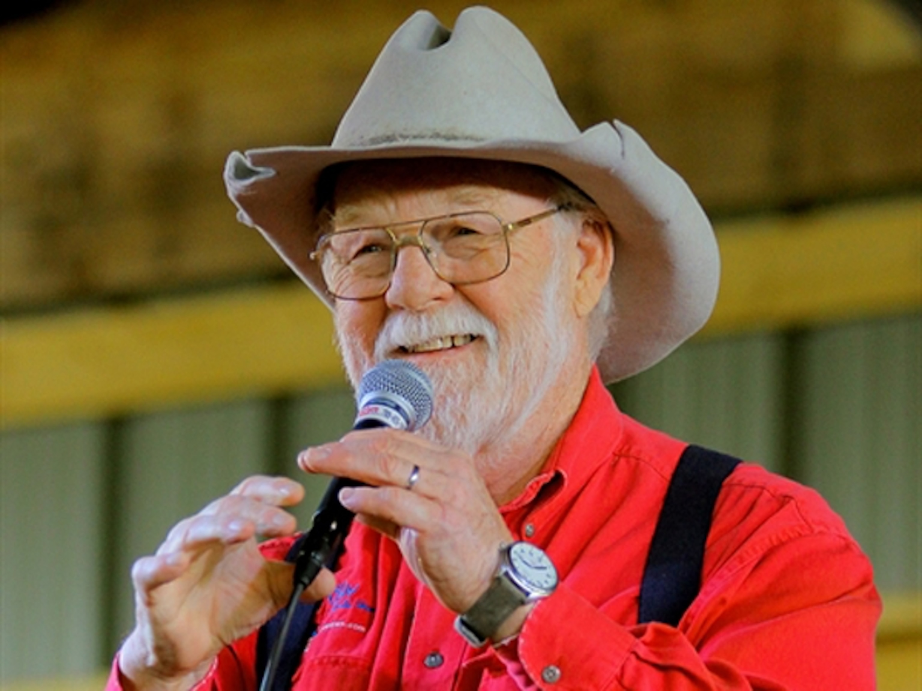 Ol Ugly, one of the openers for the 2014 Annual Montana Cowboy Poetry Gathering and Western Music Rendezvous in Lewistown, Montana