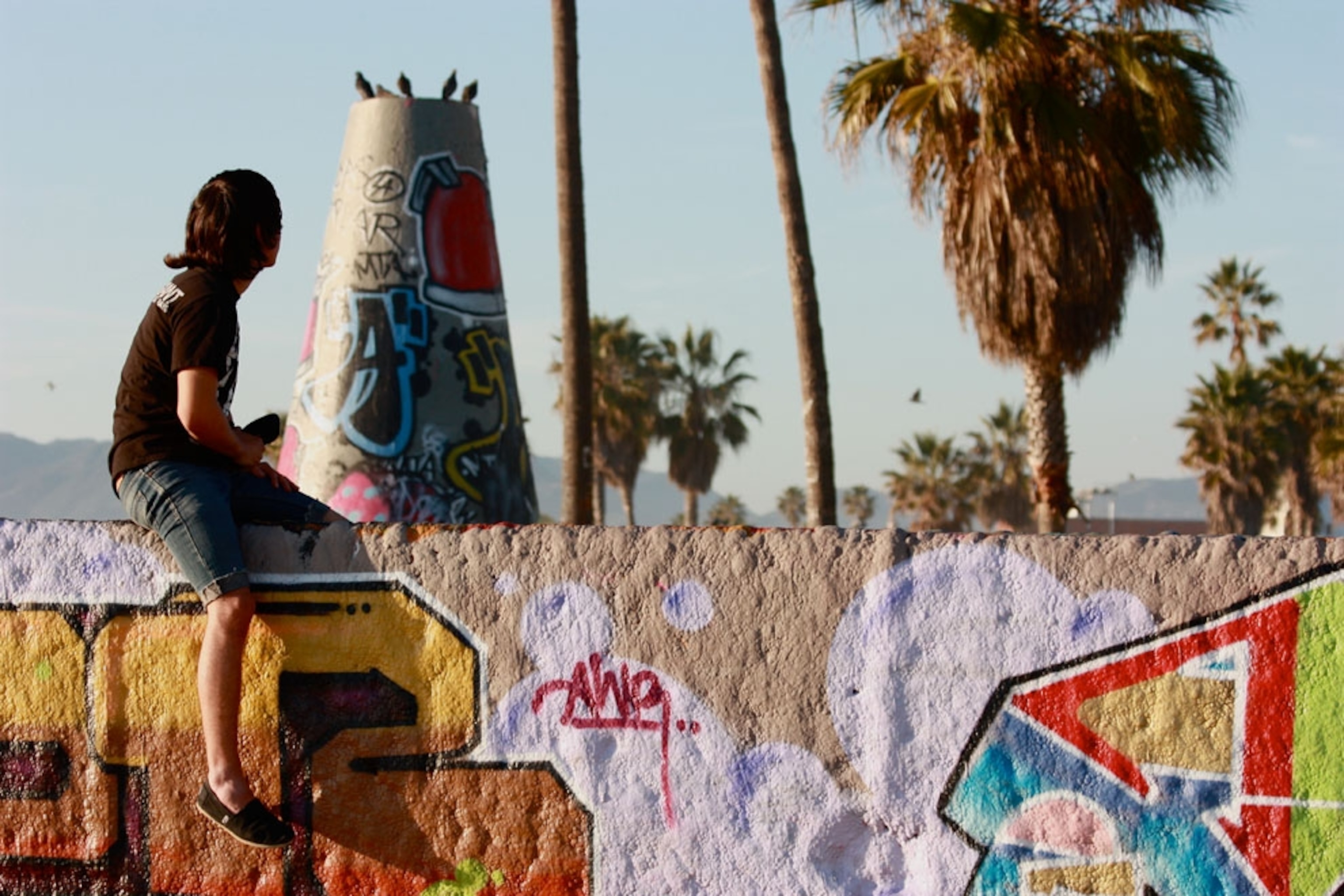 Graffiti as art in Venice, California