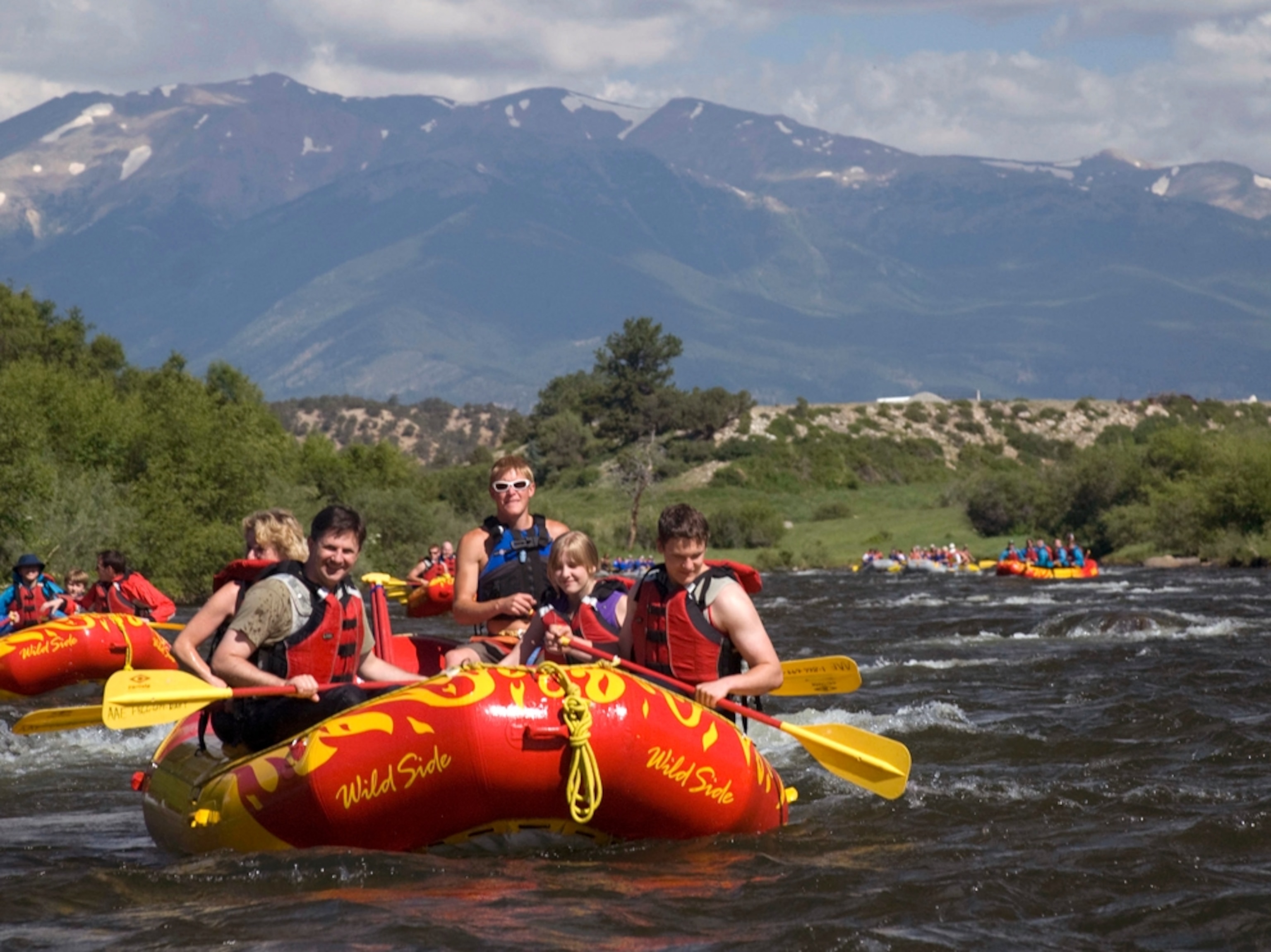 People rafting in Colorado