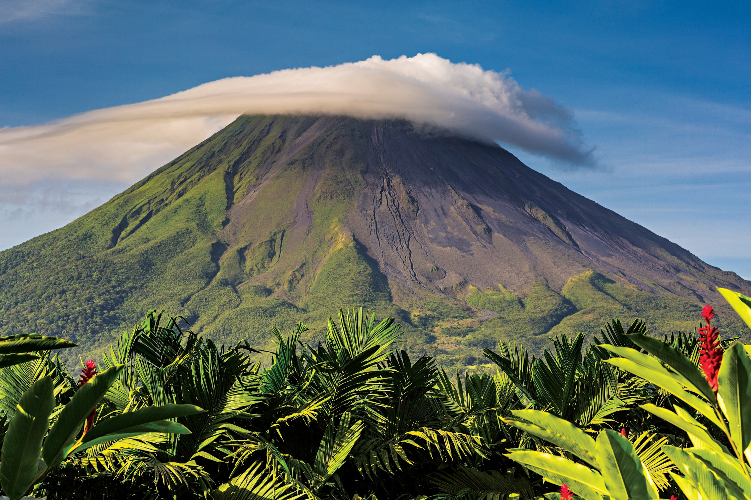 the Arenal Volcano at sunrise, La Fortuna, Costa Rica