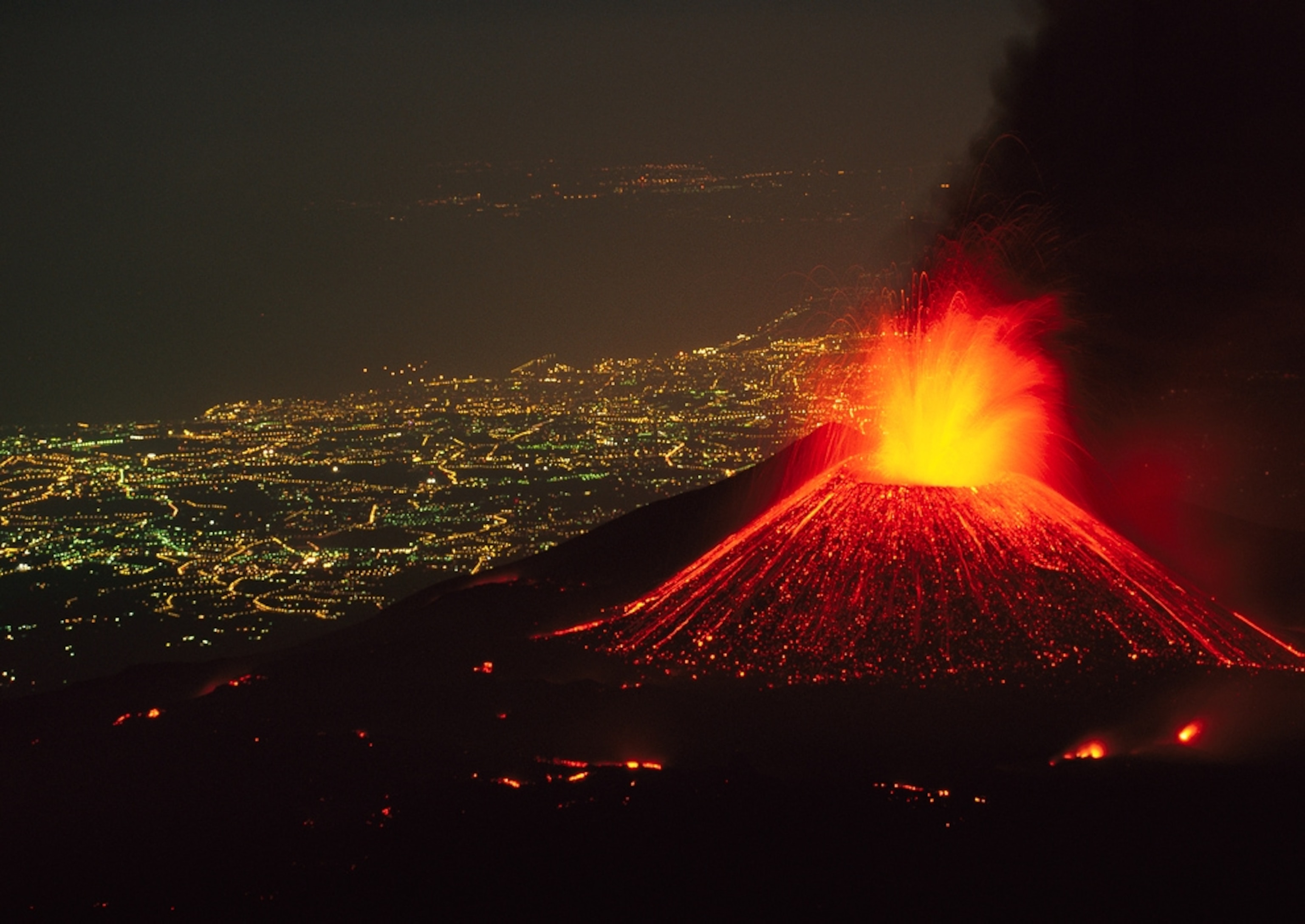 Volcano picture: Mount Etna erupting in Italy, for a gallery on volcano tourism