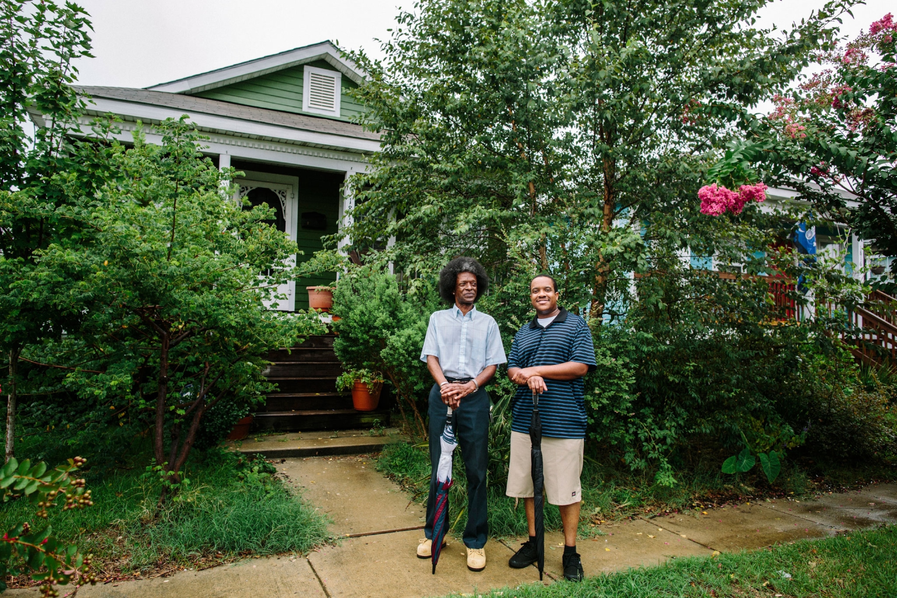 Michael Harris and Michael Harris Jr. in New Orleans