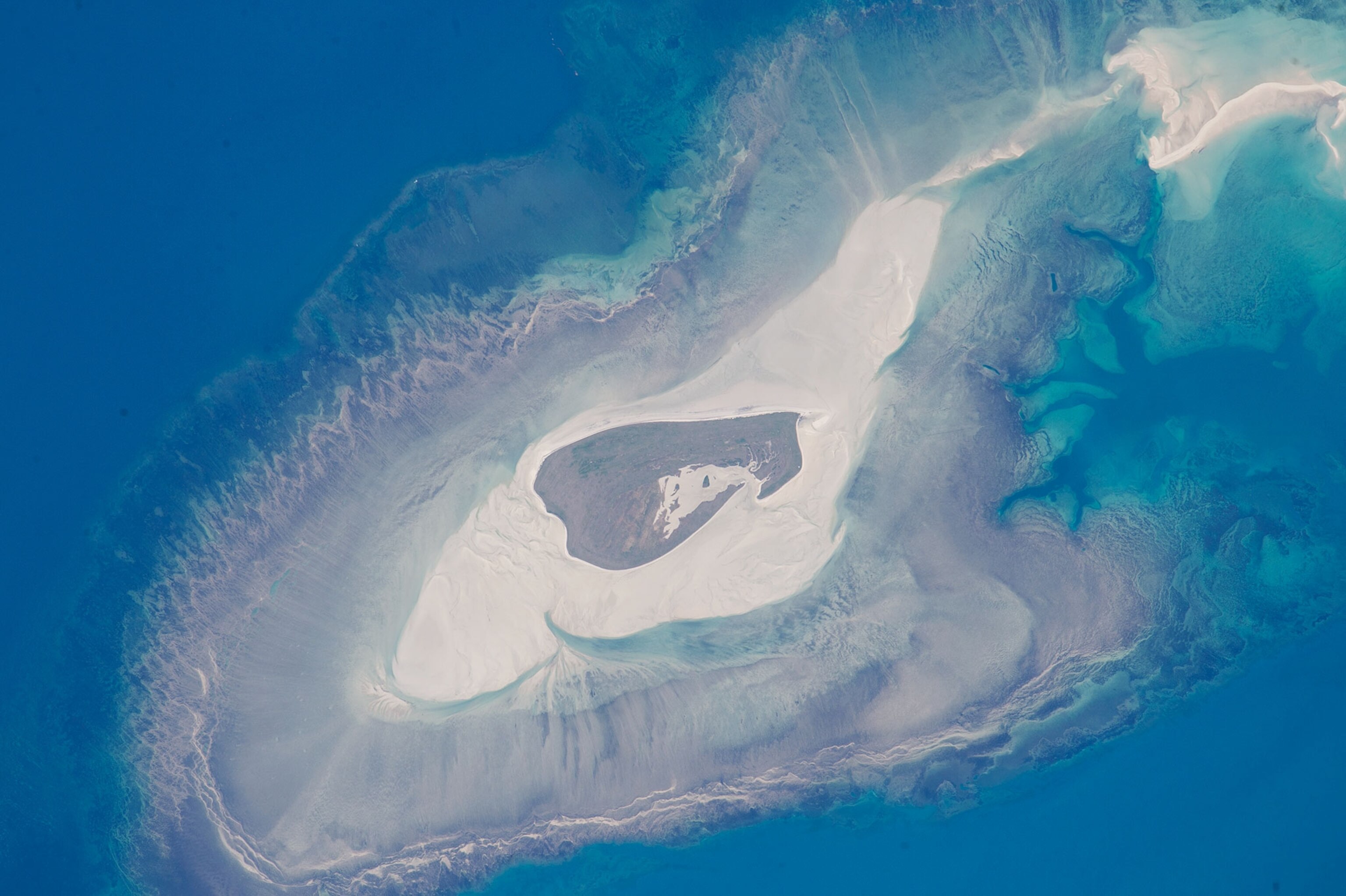 Adele Island, Northwest Australia, from ISS