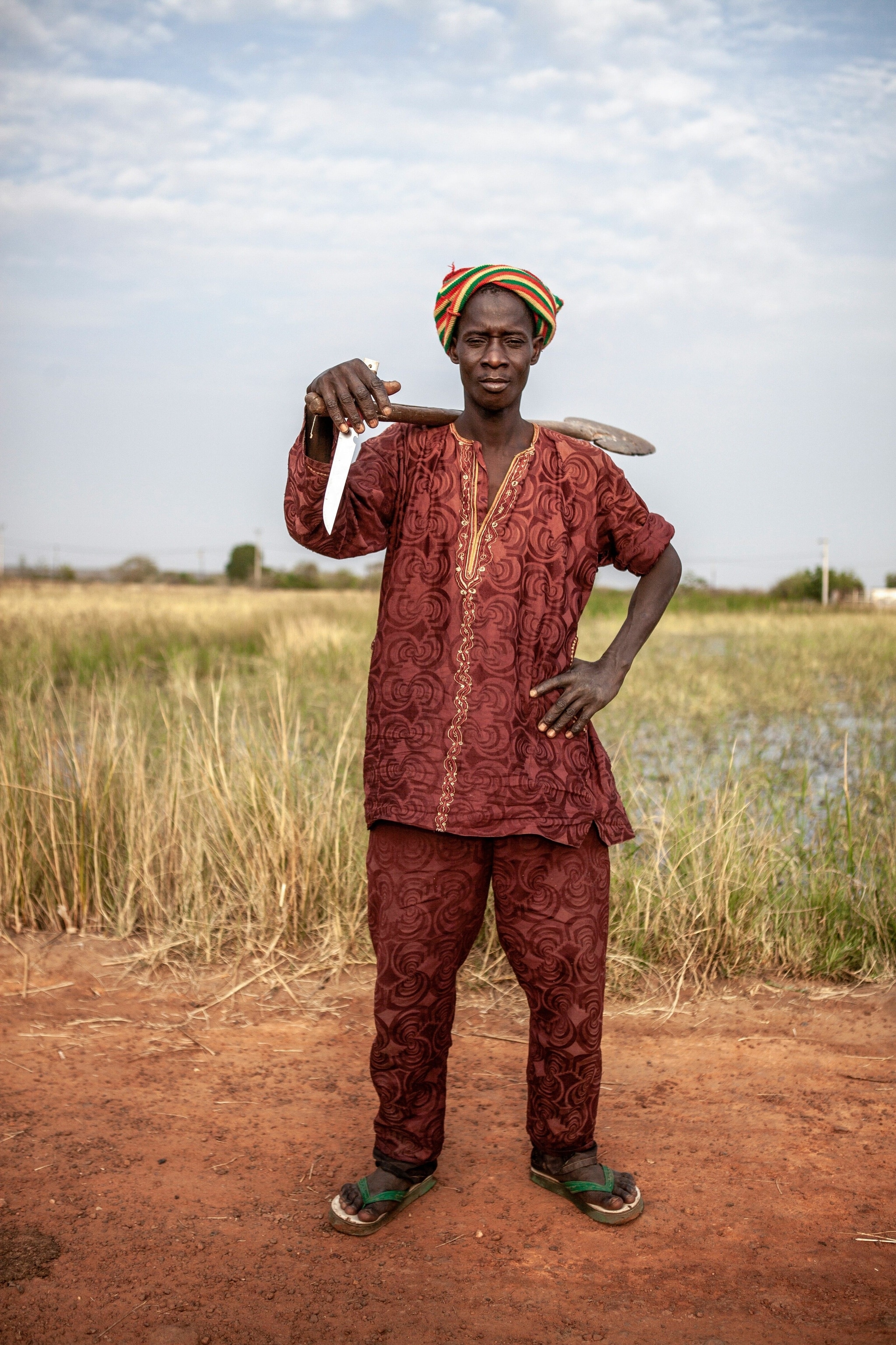 A migrant fisherman from the Senegalese Tukulor community poses for a portrait at the town of ... A migrant fisherman from the Senegalese Tukulor community poses for a portrait at the town of Kauur.