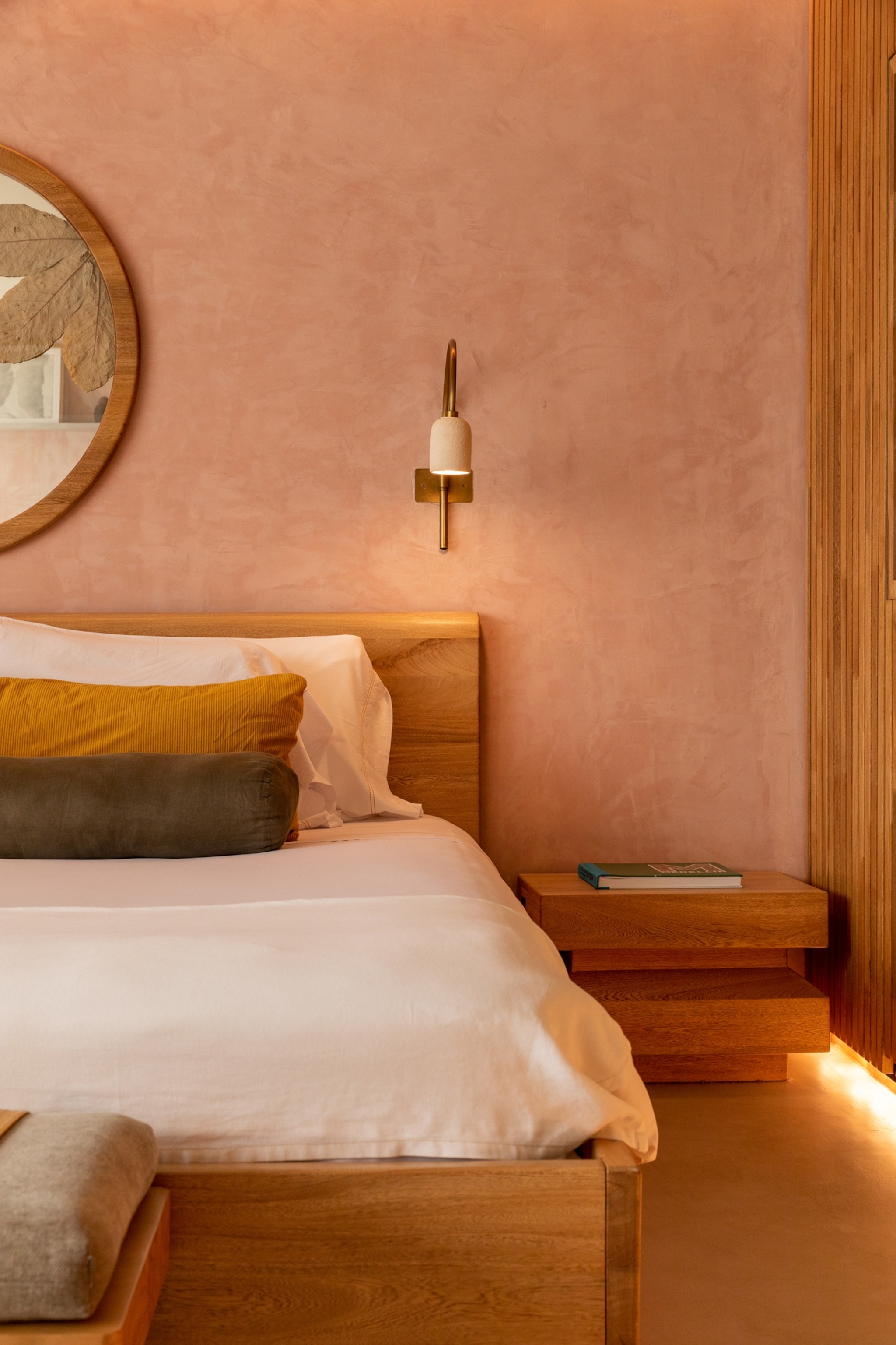 A Junior Suite at 23 Hotel, defined by warm tones and handcrafted details in Medellín’s city of eternal spring.
