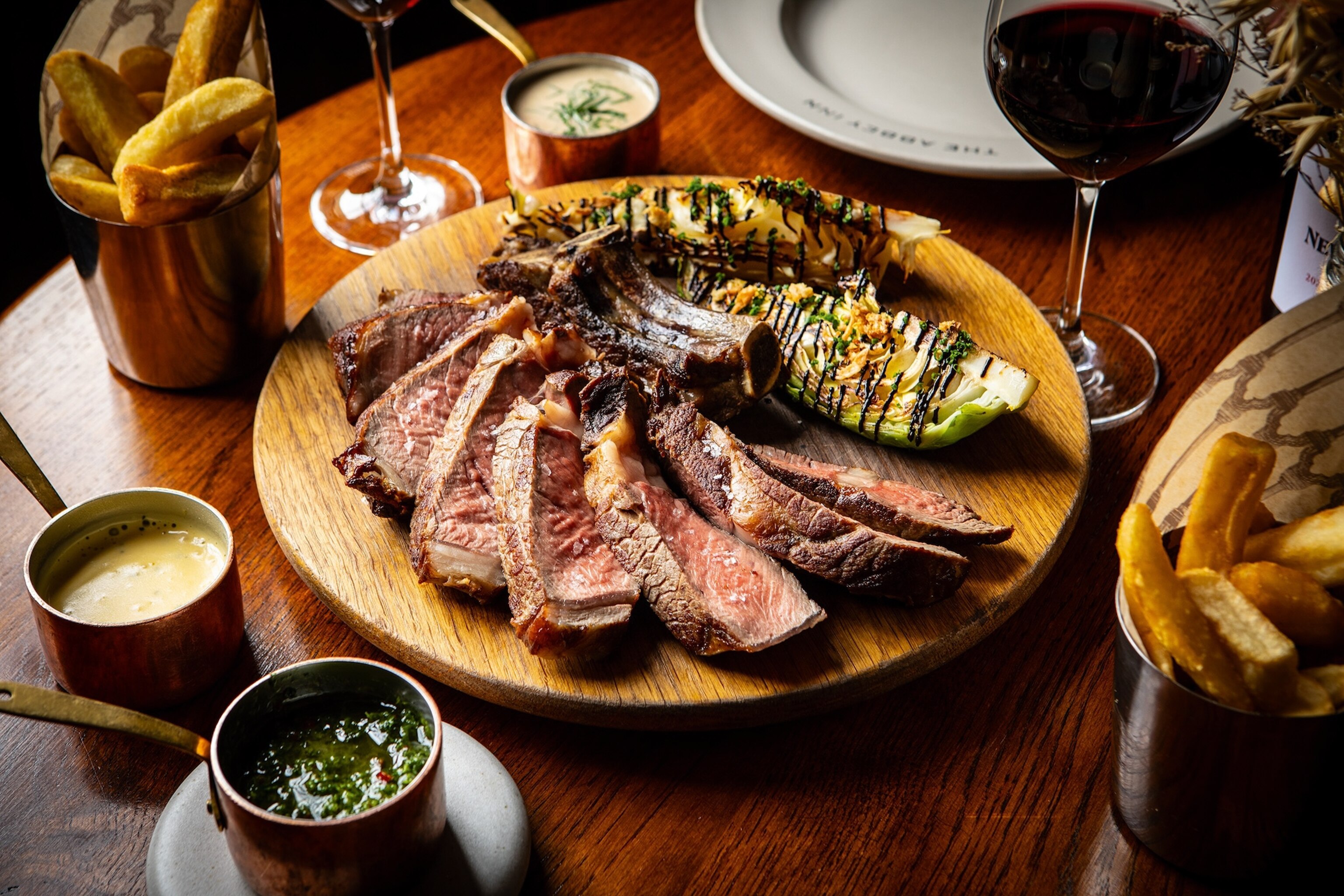 Côte de boeuf at Byland's Abbey Inn