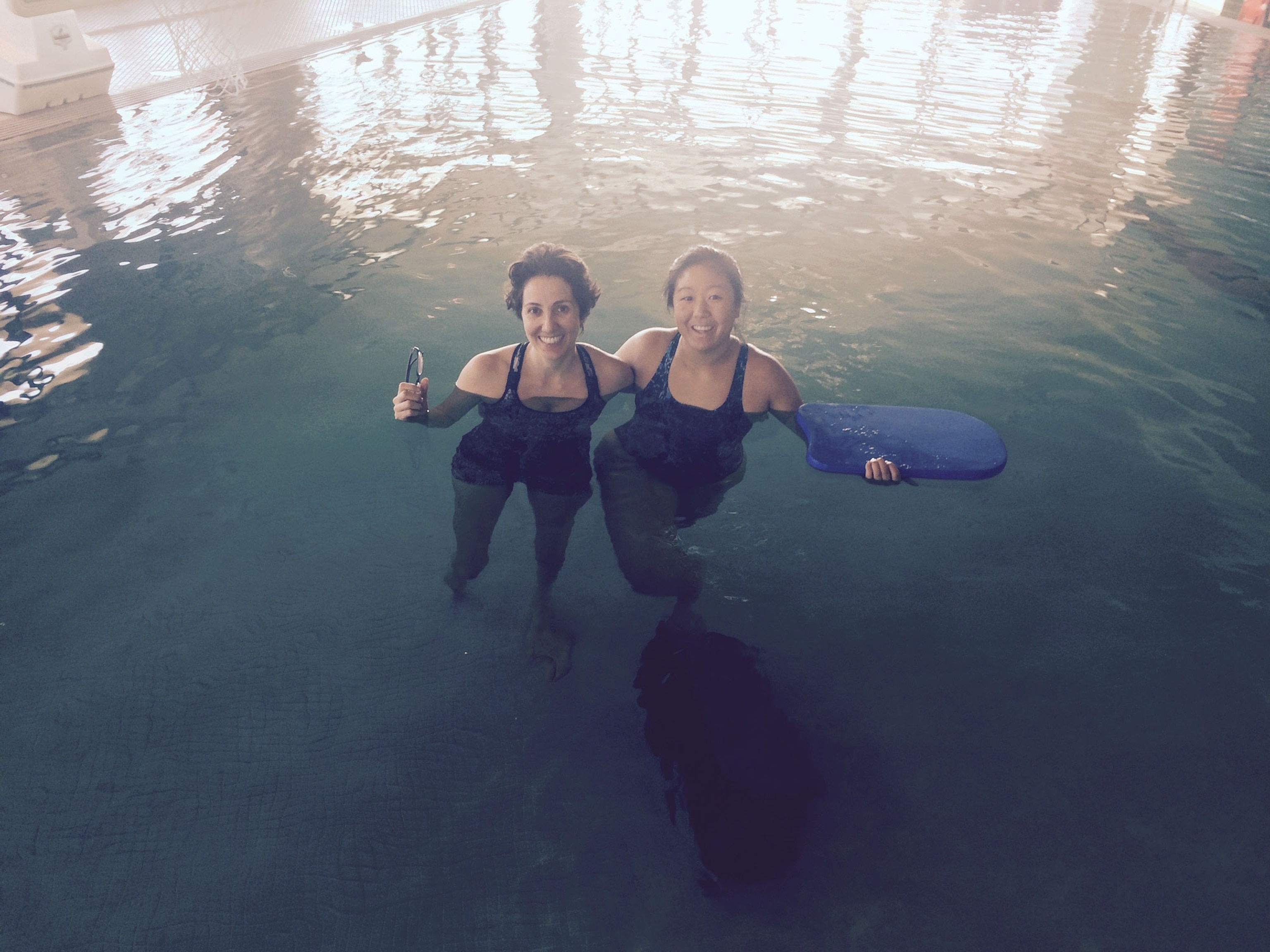 Pardis doing pool therapy