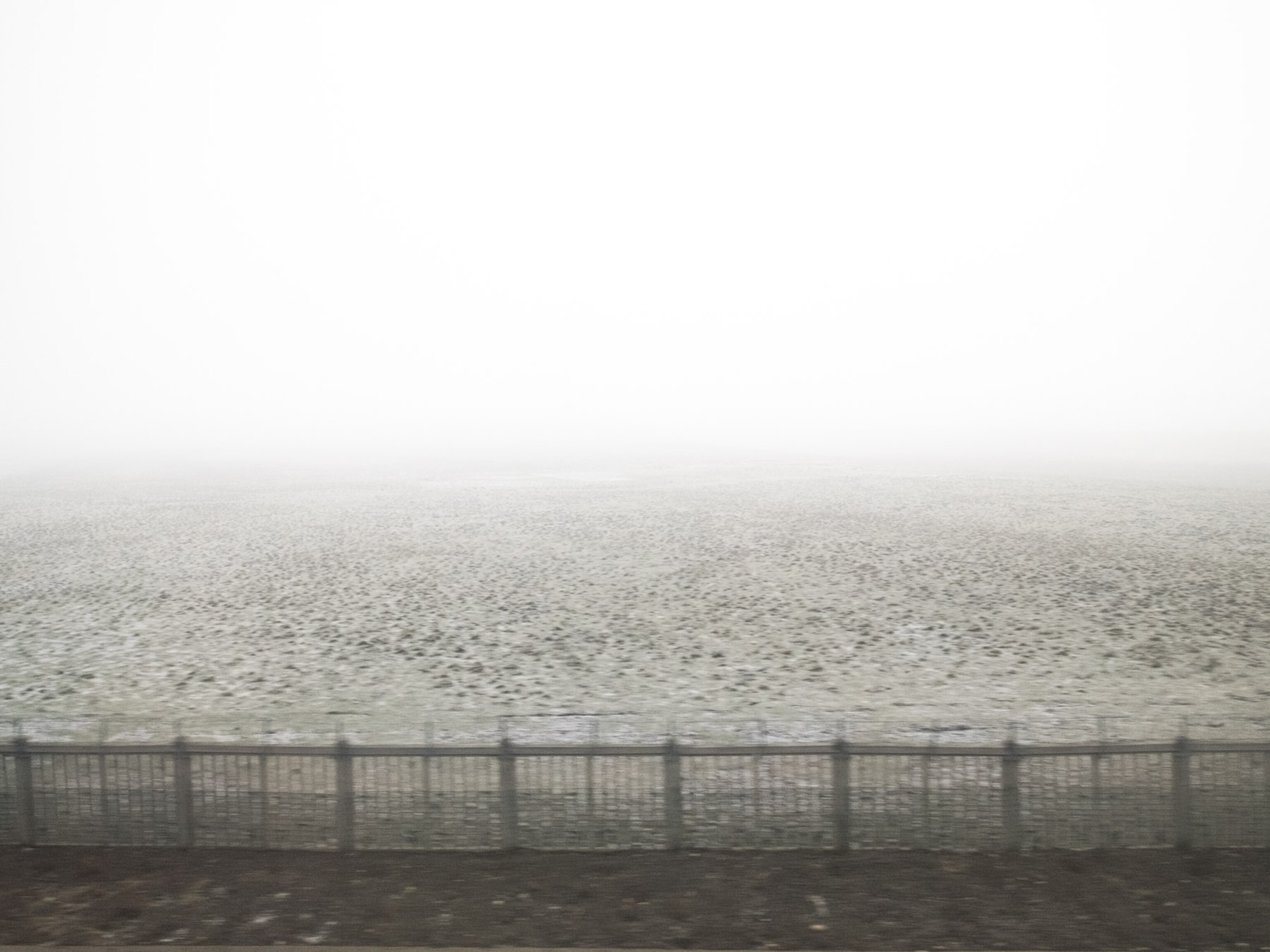 Tibetan Plateau's snowy landscape