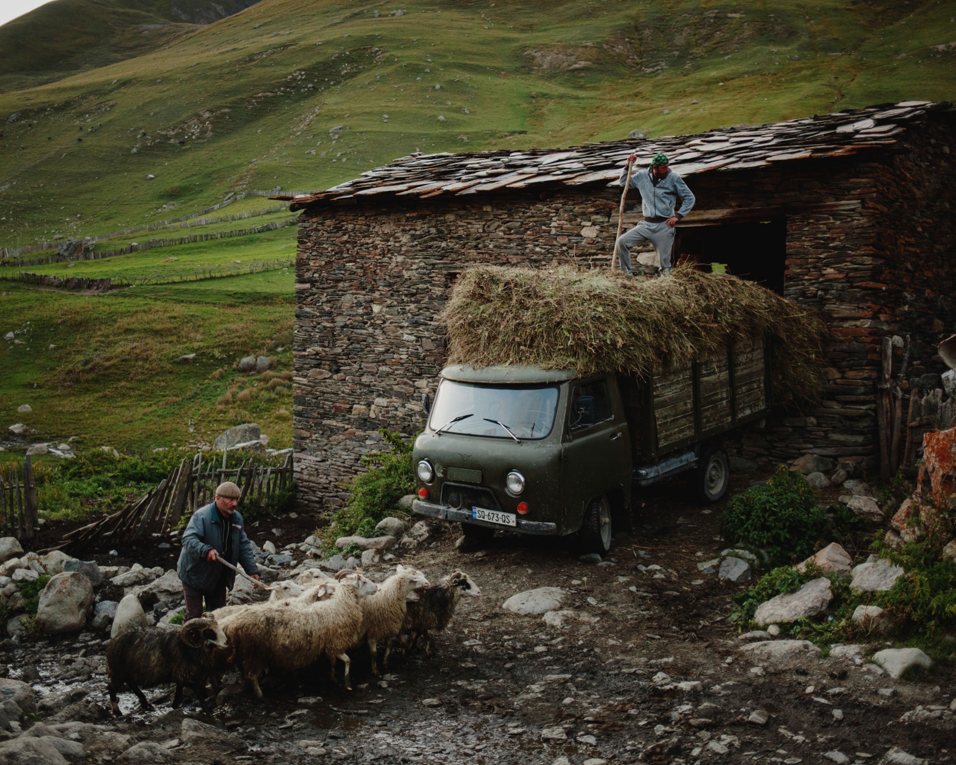 men working in Georgia