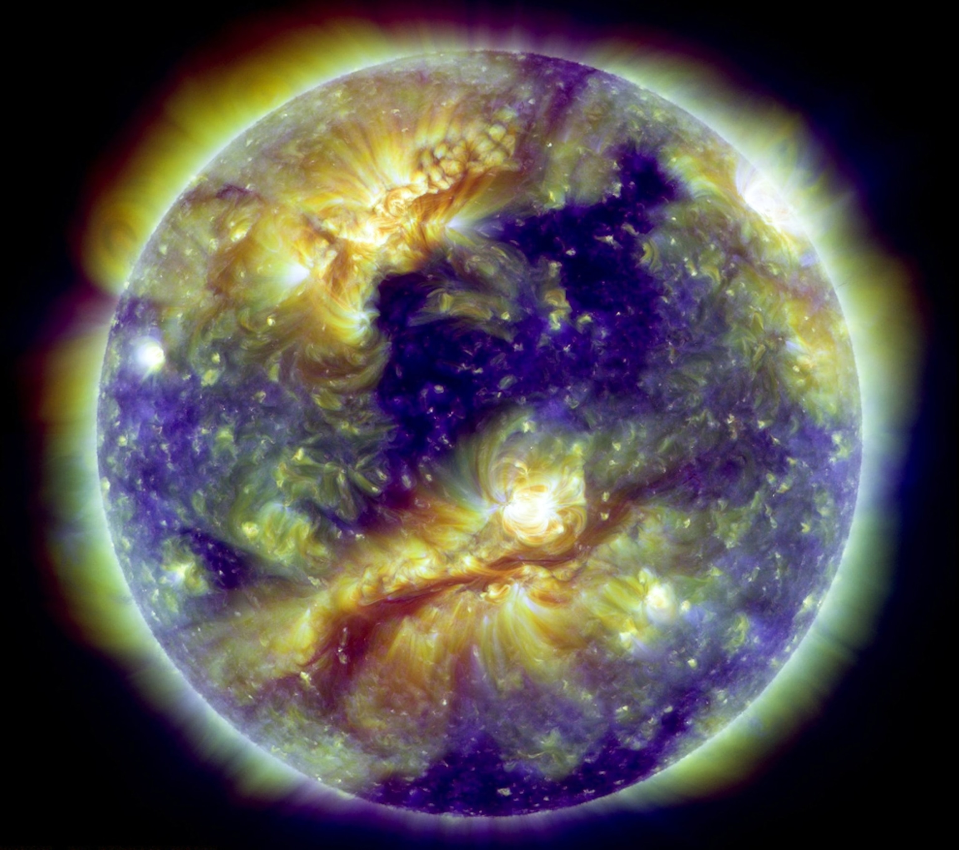 an elongated solar filament