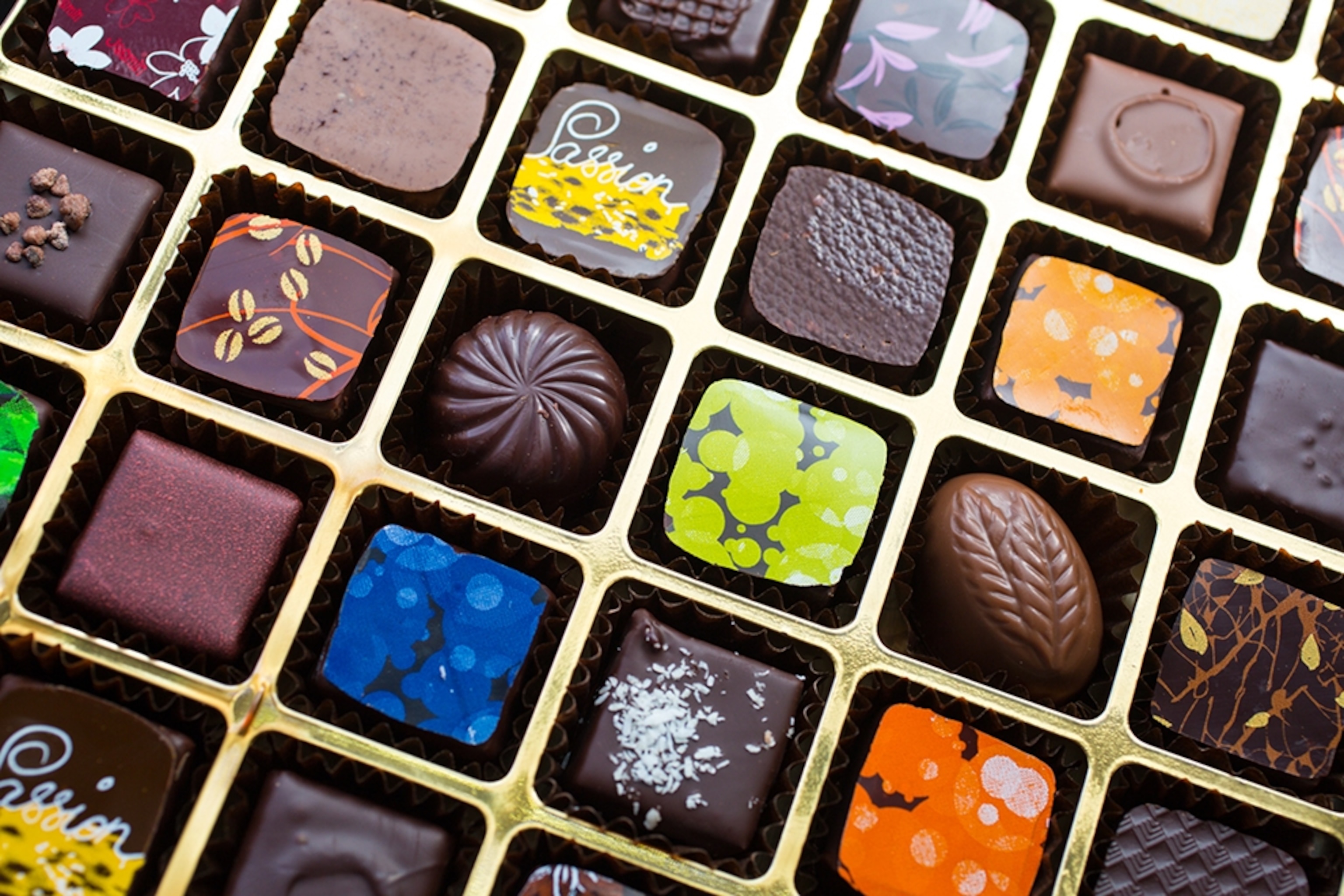 chocolate ganaches from Philippe Pascoet in Geneva, Switzerland