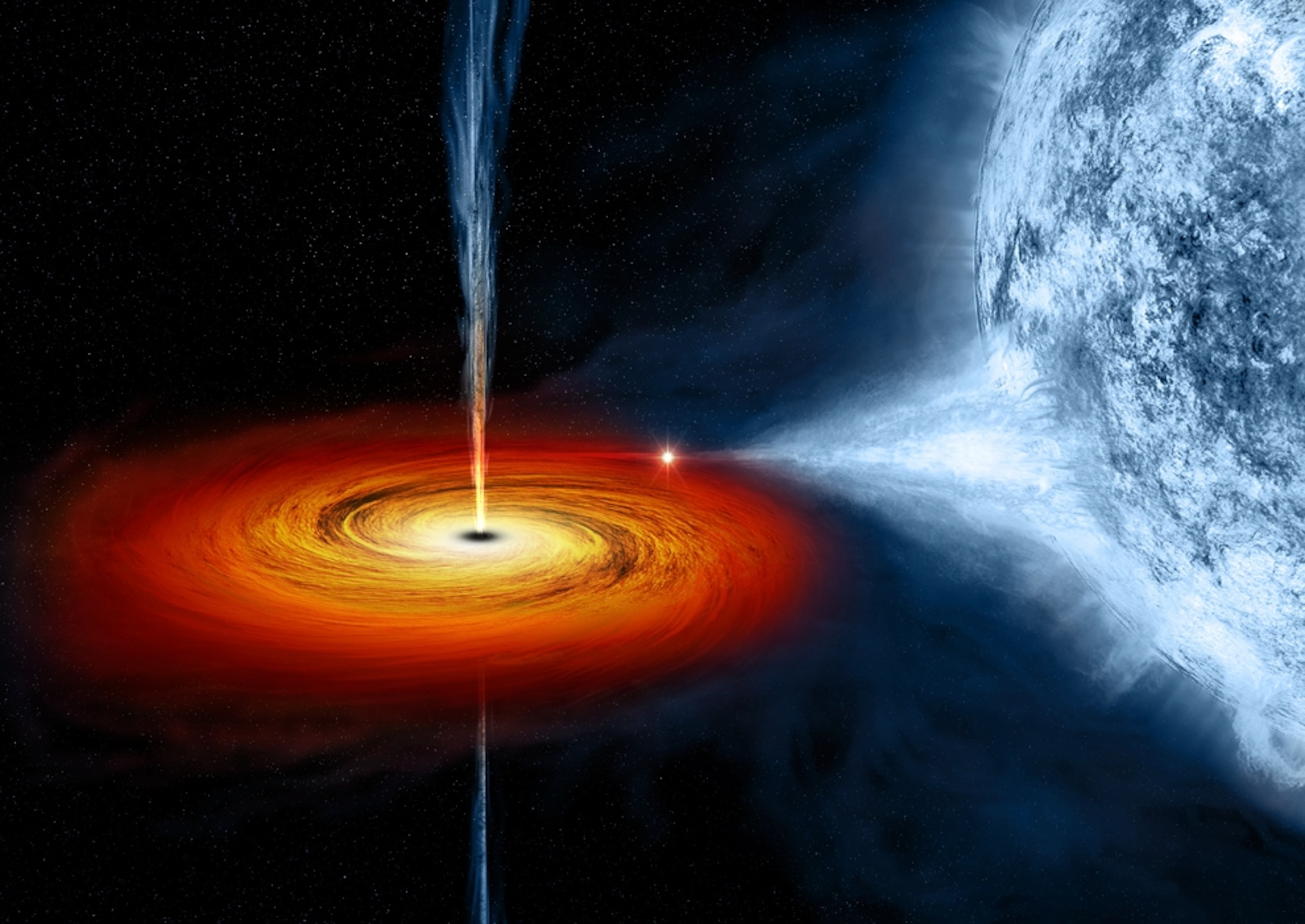 Black hole picture: an illustration of the Cygnus X-1 system - for a gallery of the best space pictures of the week