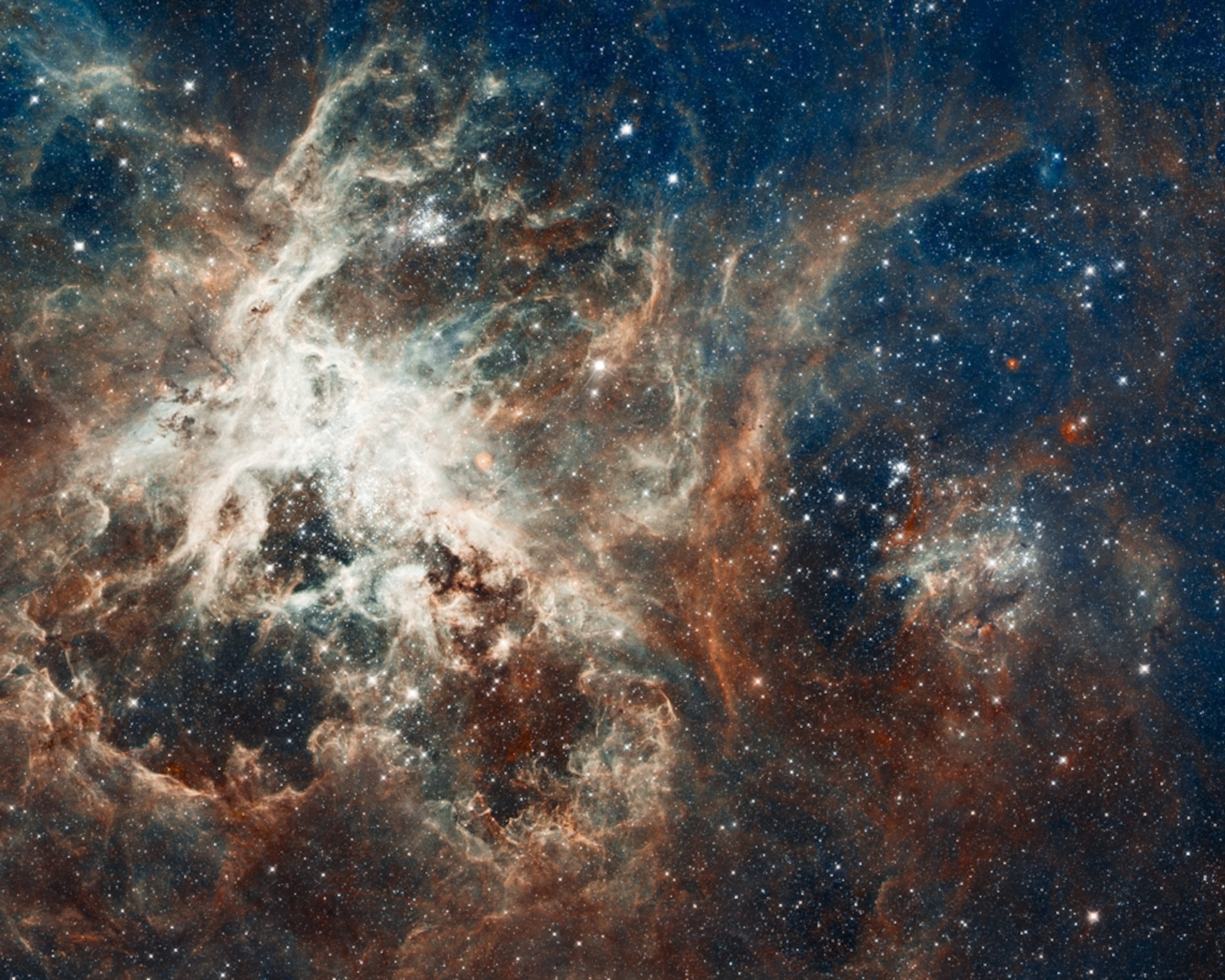 Hubble picture: stars in the Tarantula nebula, for best space pictures