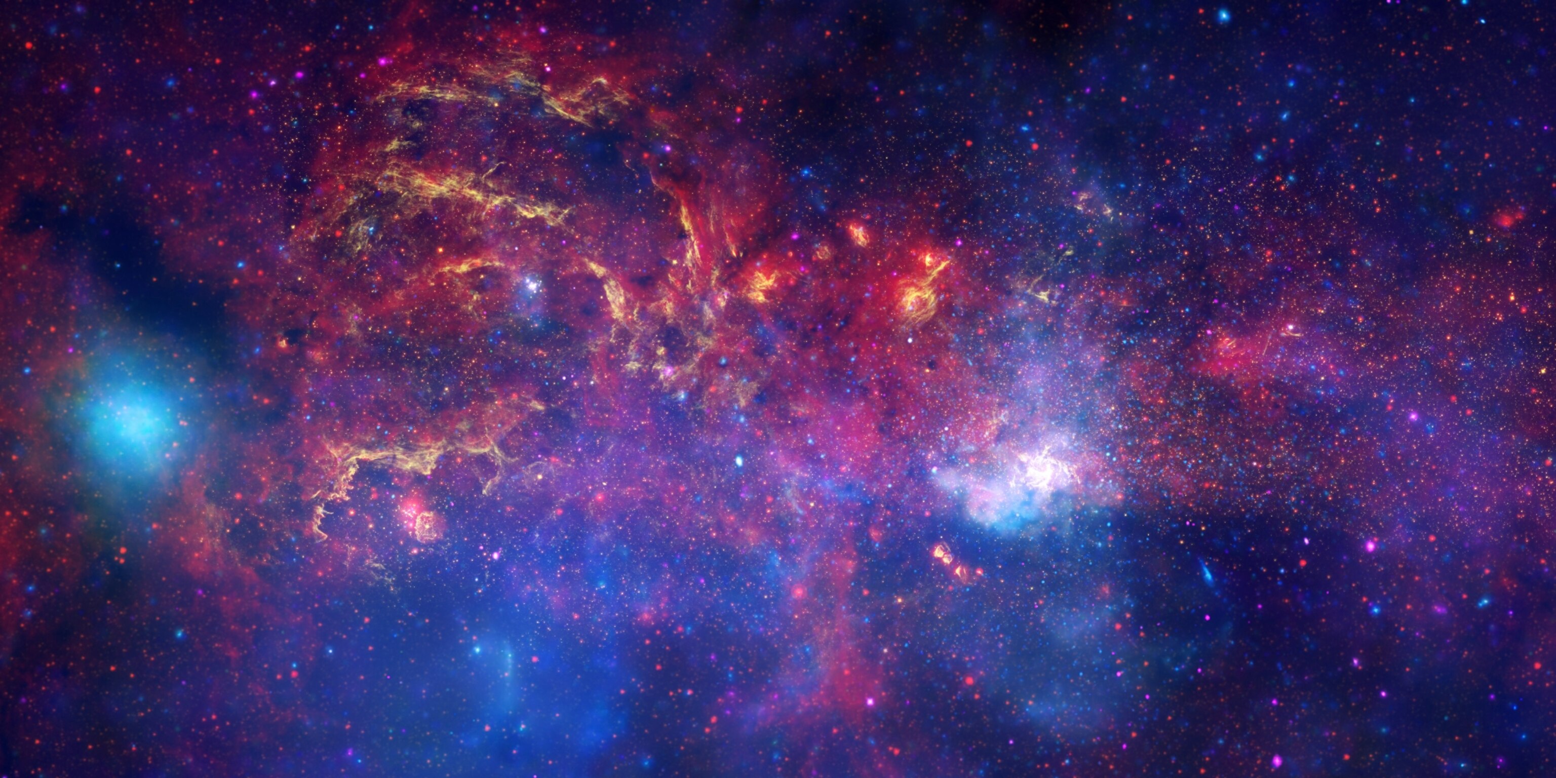 Picture from Hubble of the Milky Way's galactic center