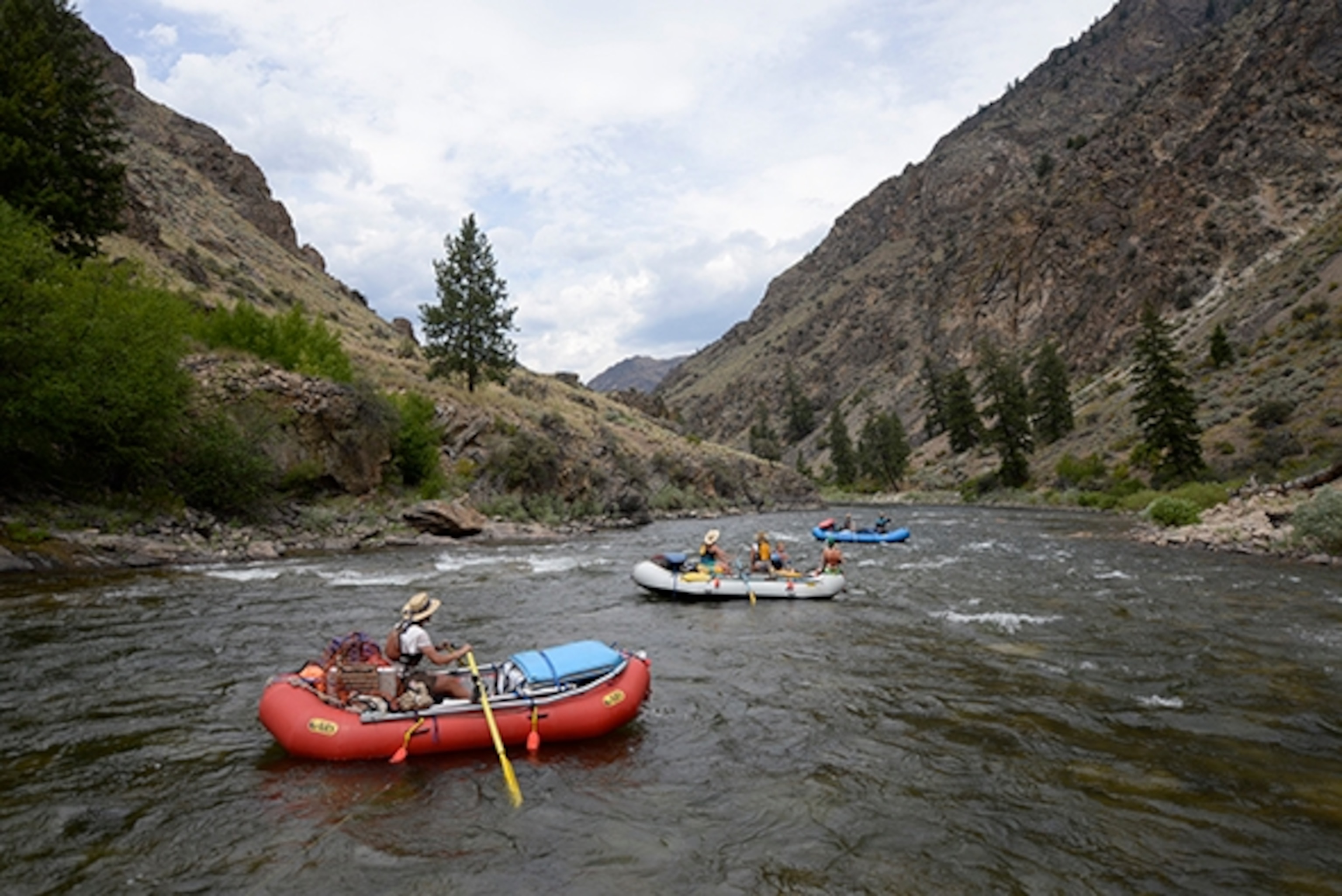 Rafting the Middle Fork; Photograph by Joe Riis