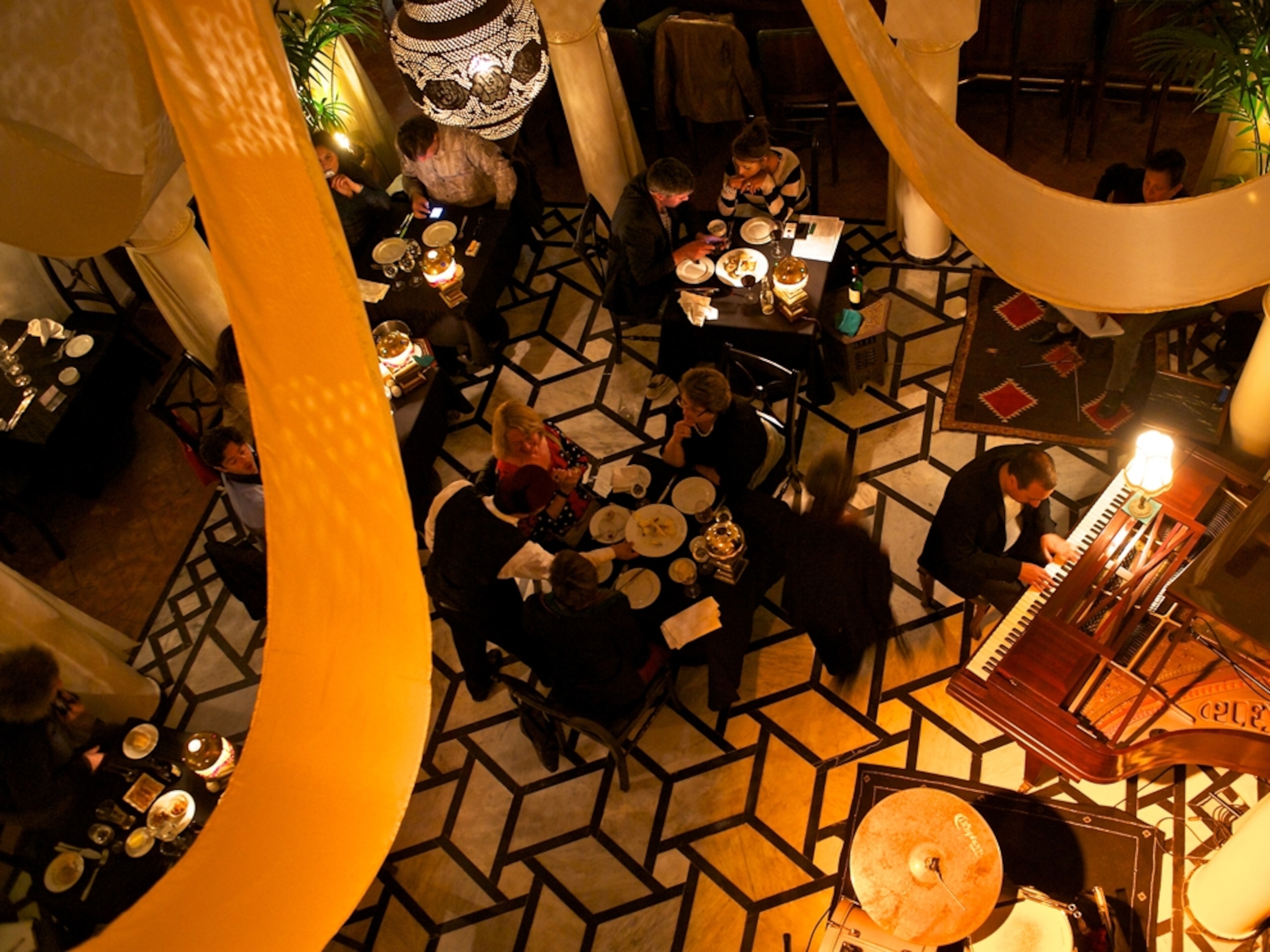 Ricks Cafe in Casablanca, Morocco, inspired by the 1942 film Casablanca.