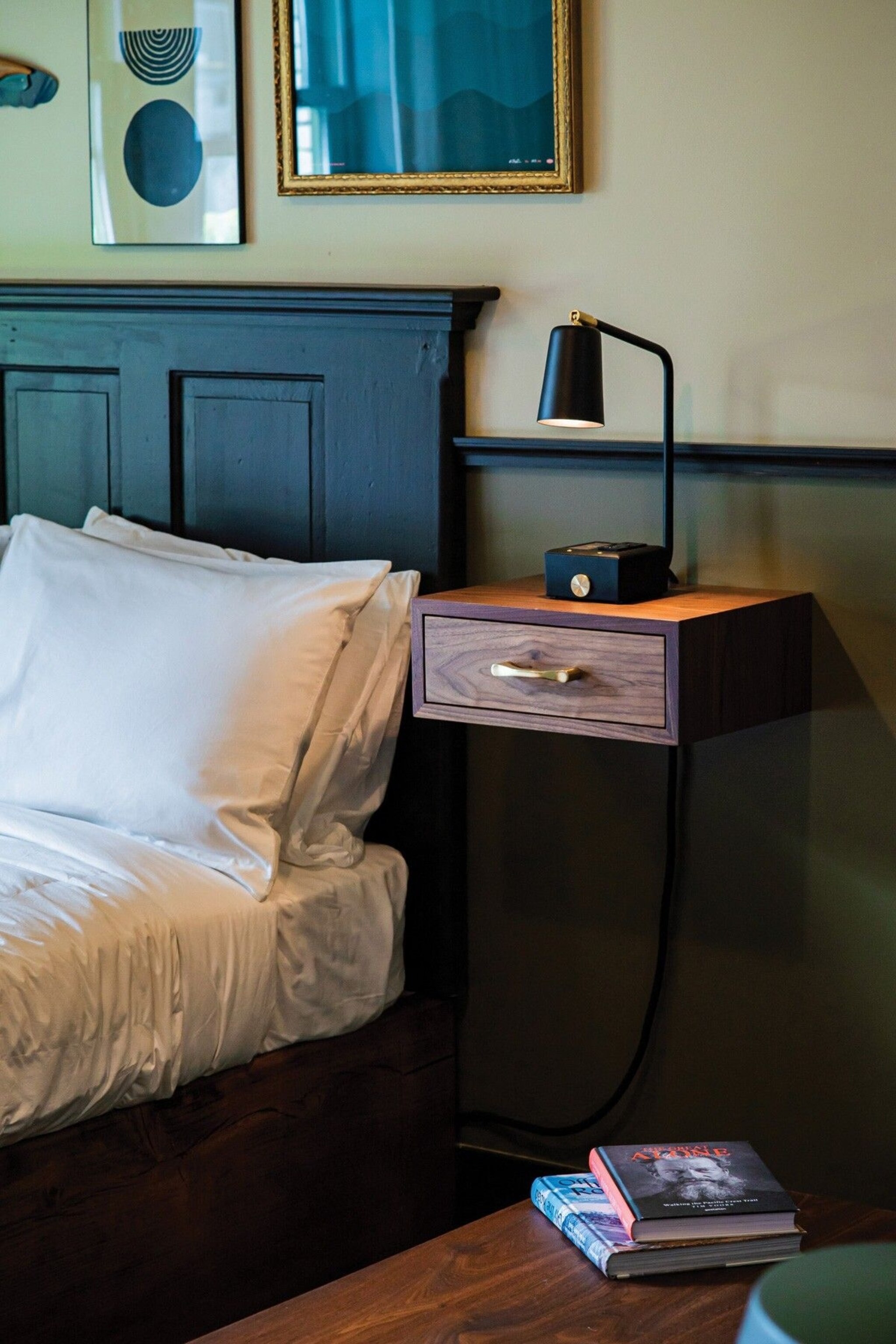 A bedroom a KEX. Rooms from $152 (£110).