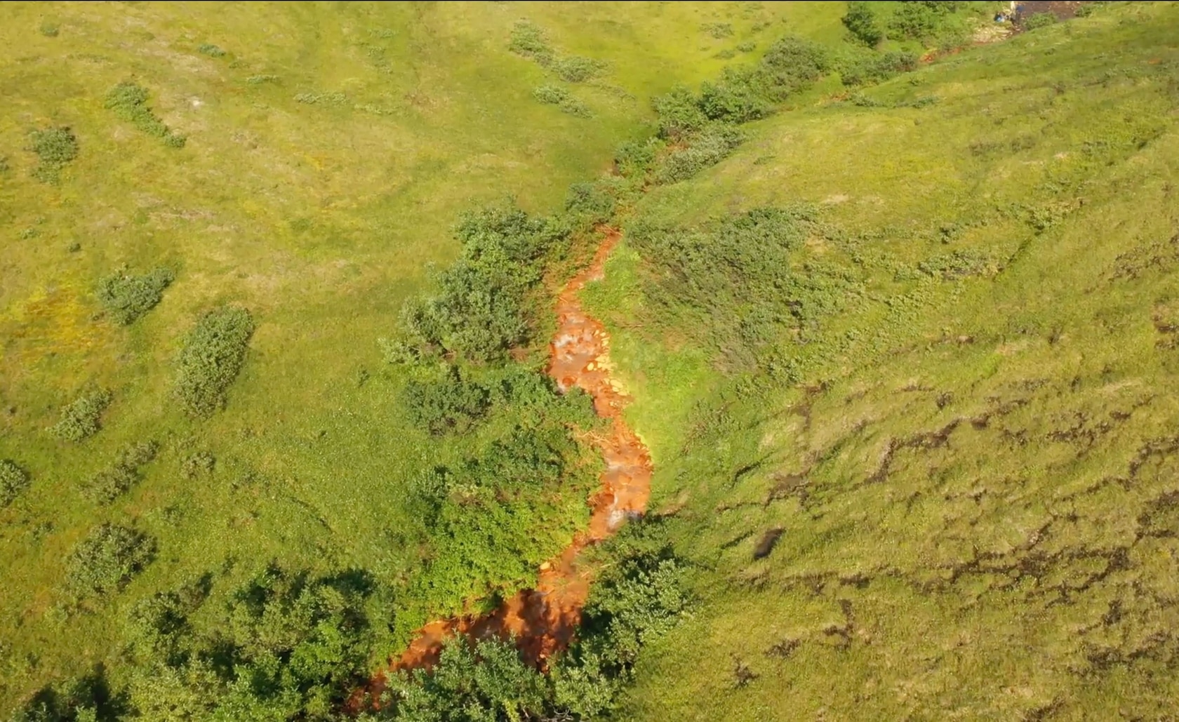 Why are Alaska's rivers turning bright orange? Scientists have a theory. | National Geographic