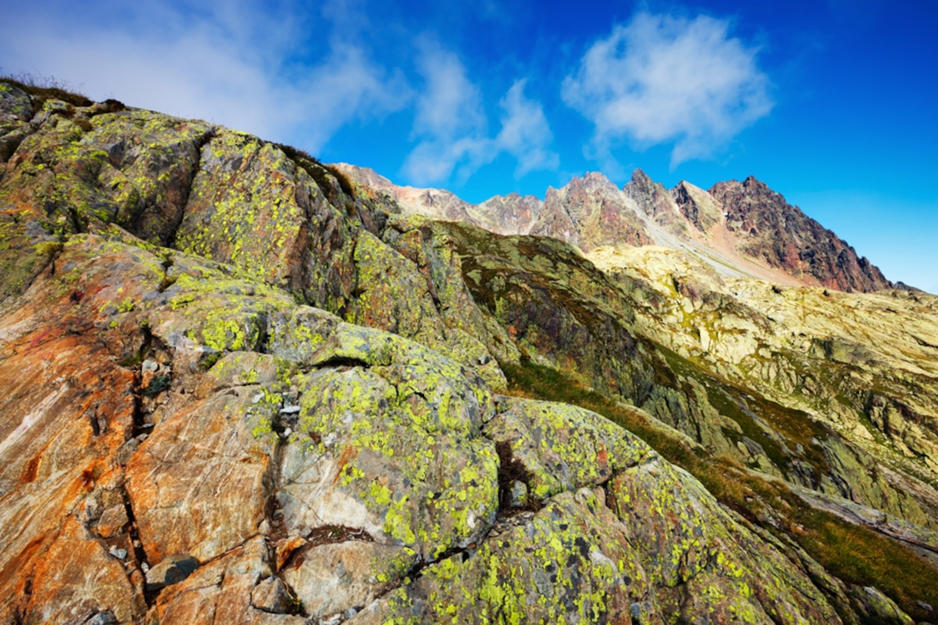 Rugged mountain landscape