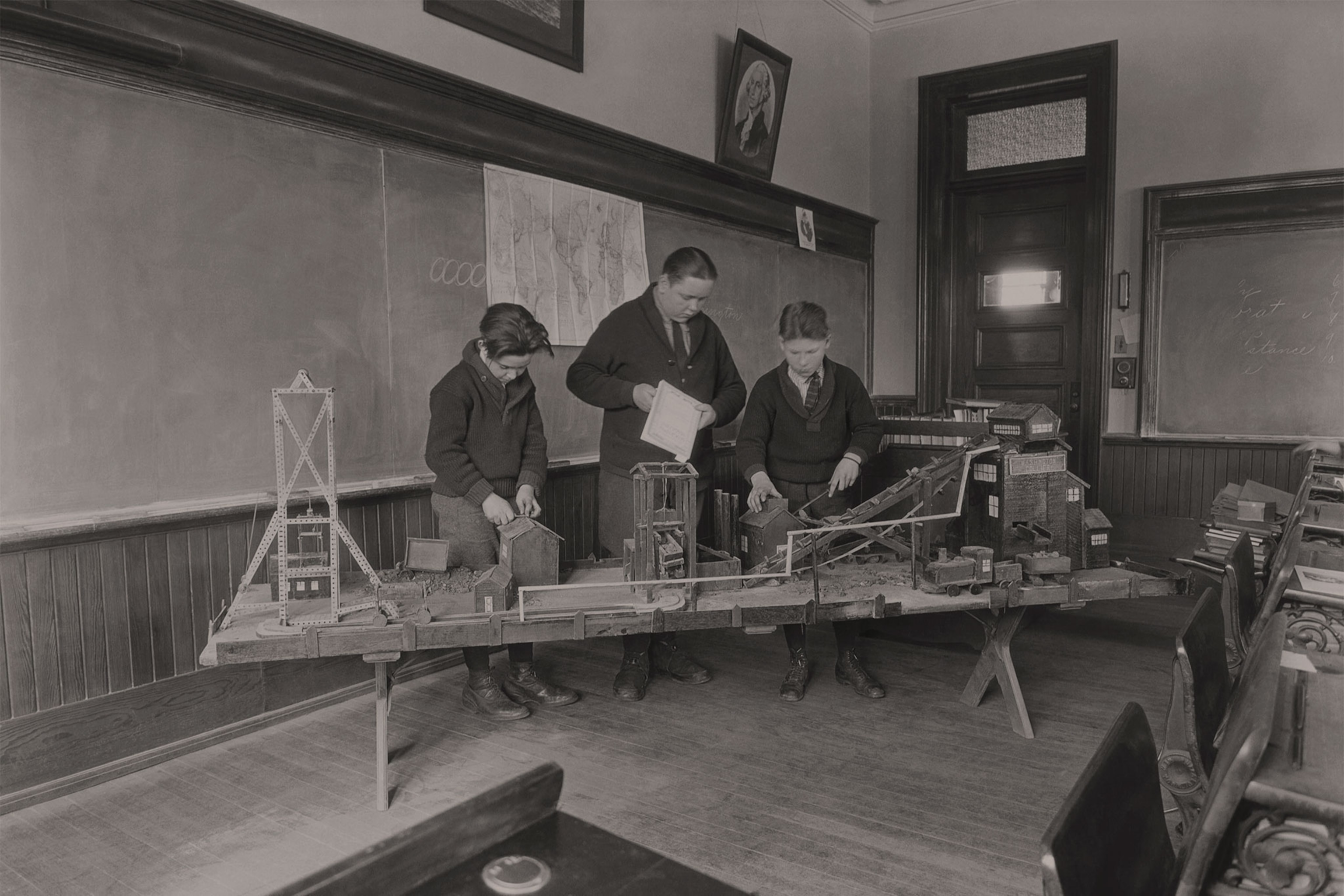 students in a classroom in Pennsylvania