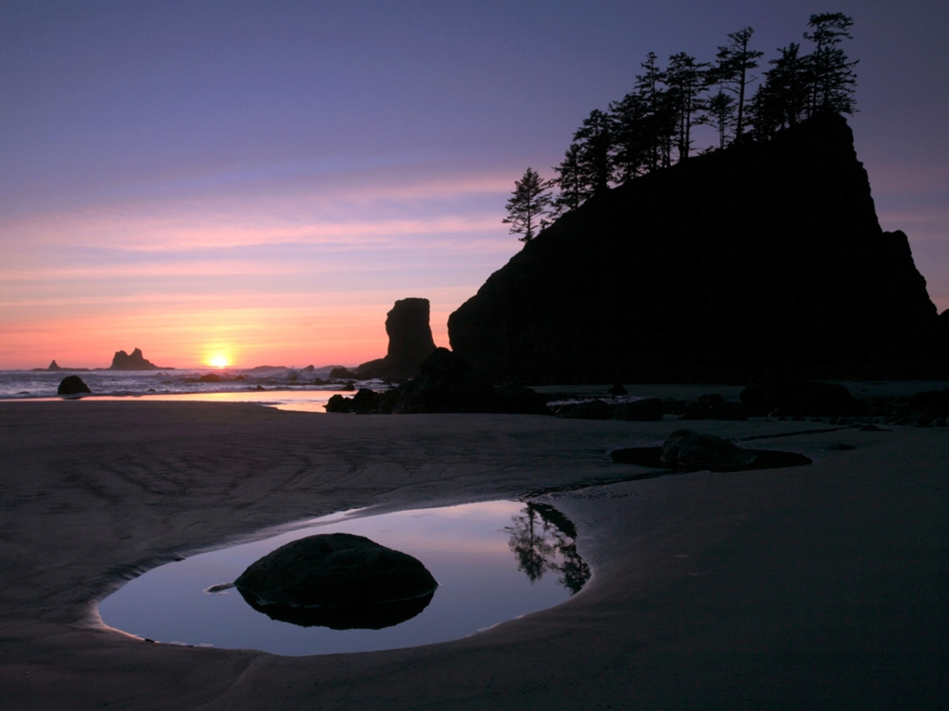 Second Beach, Olympic National Park, Washington.
