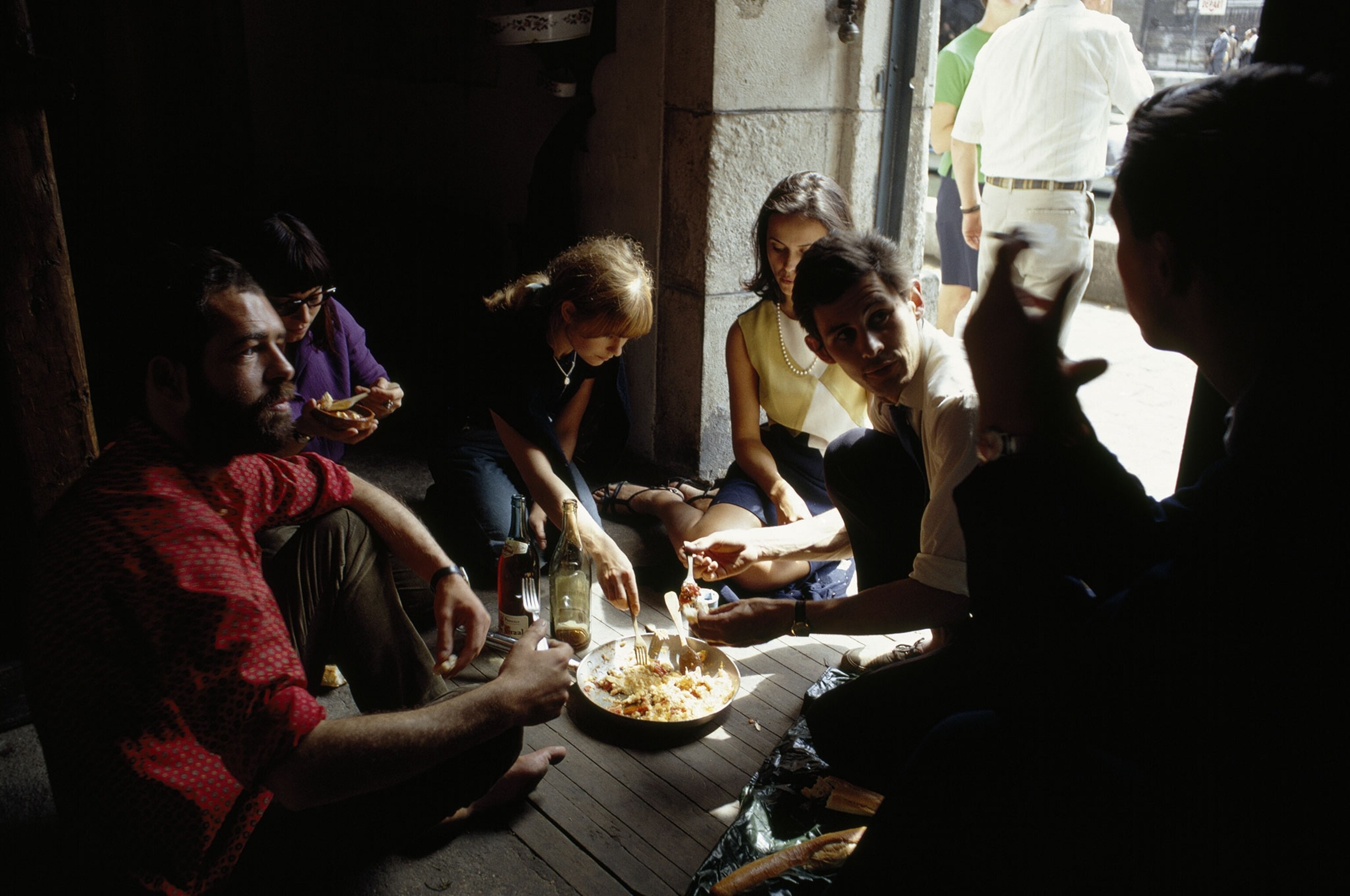 people sharing a meal