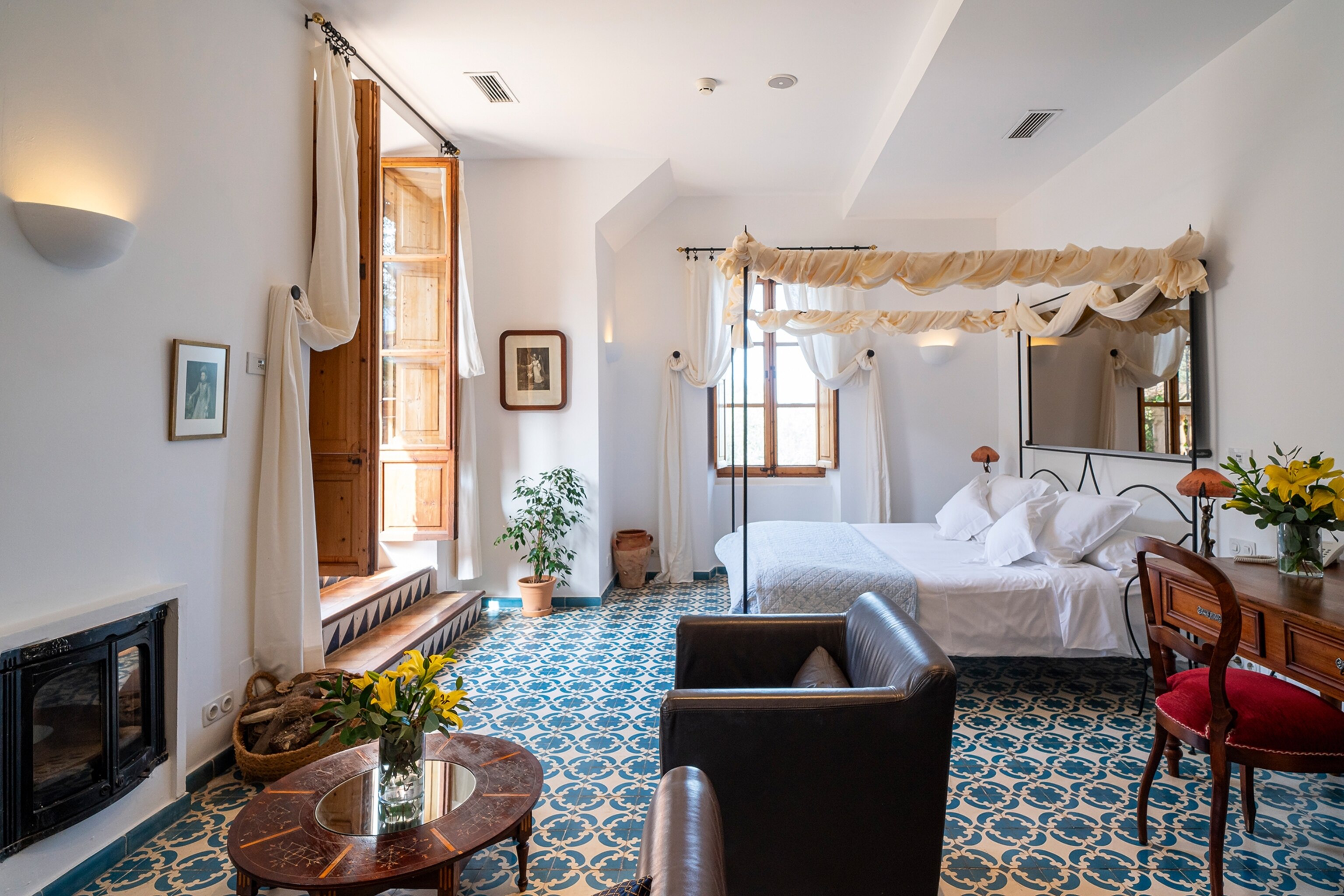 a hotel room