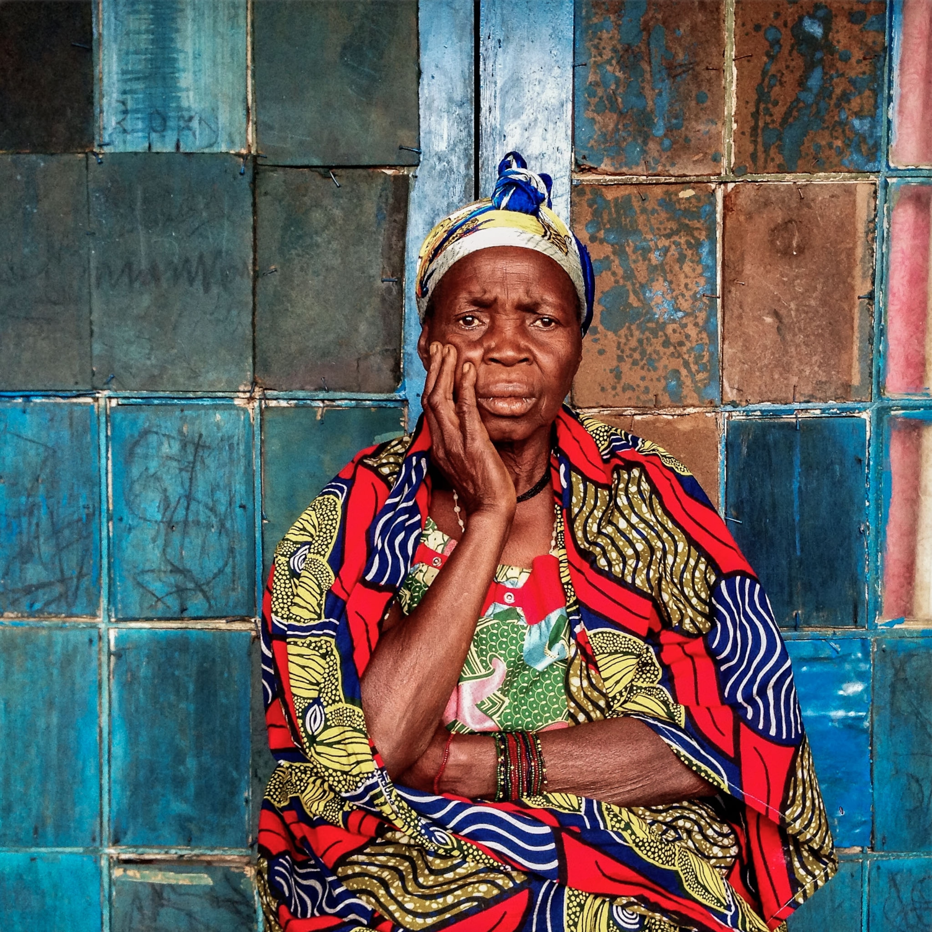 woman sitting in congo