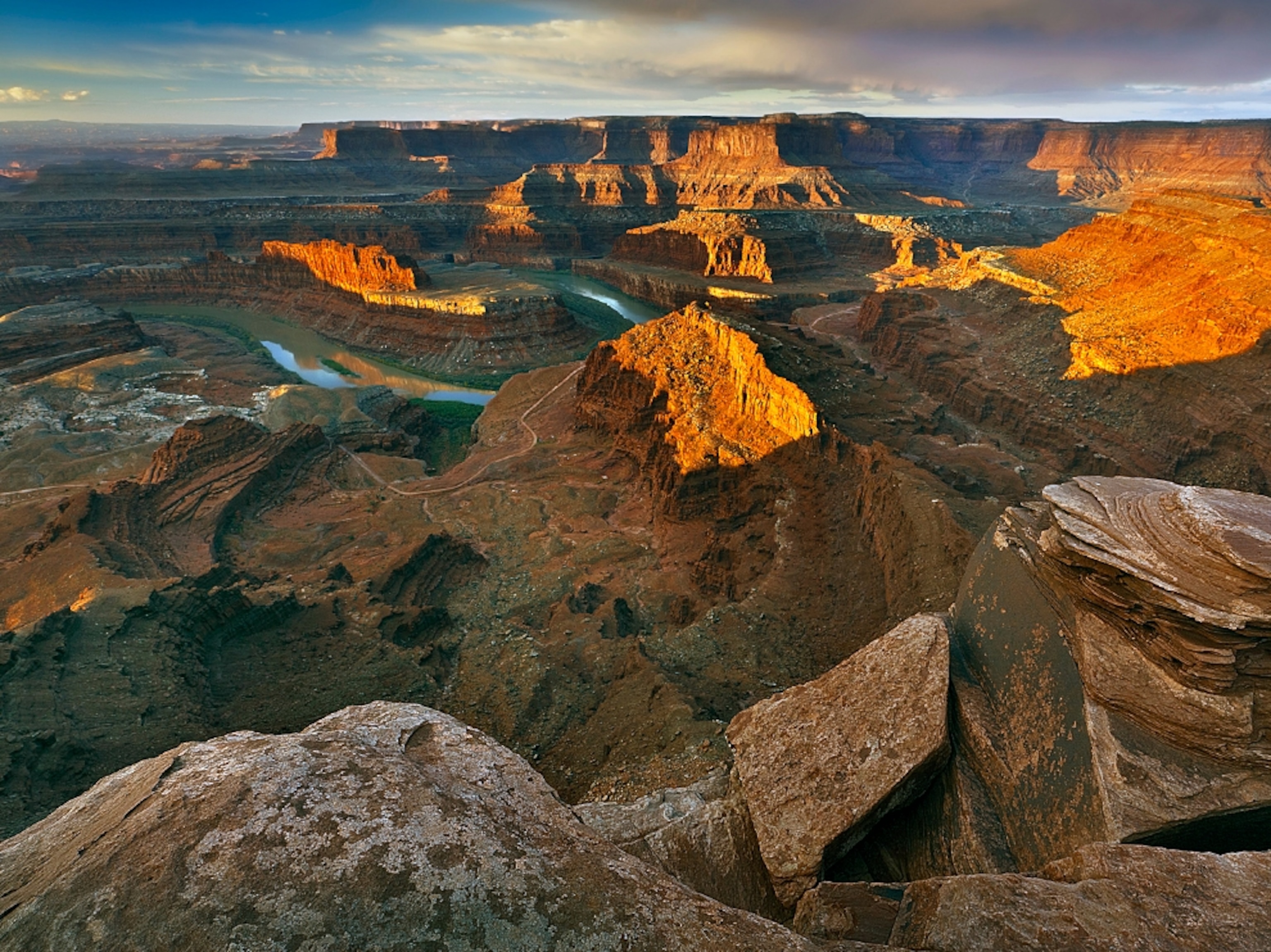 sunrise at Dead Horse Point State Park, Utah