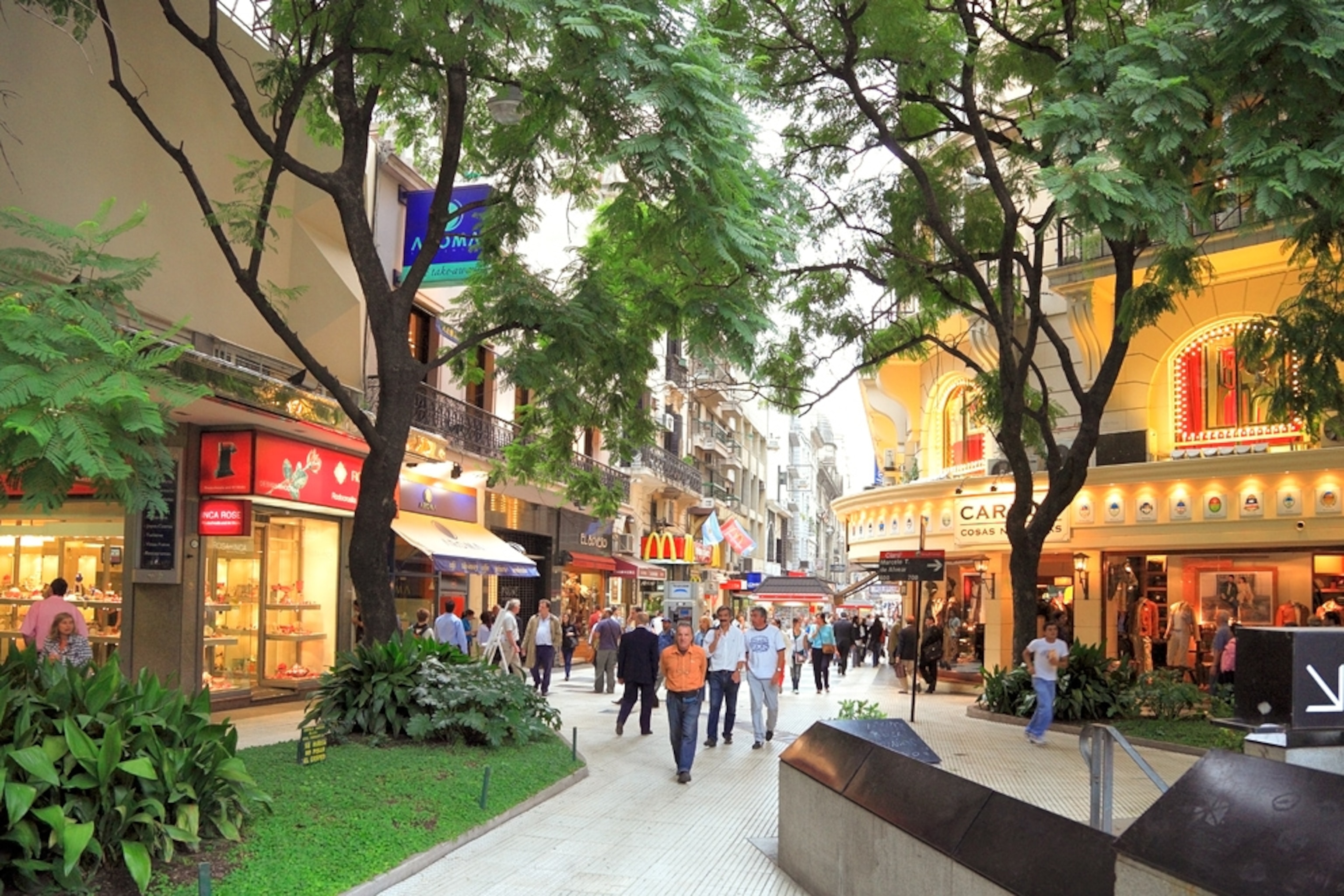 Florida Street in Buenos Aires, Argentina