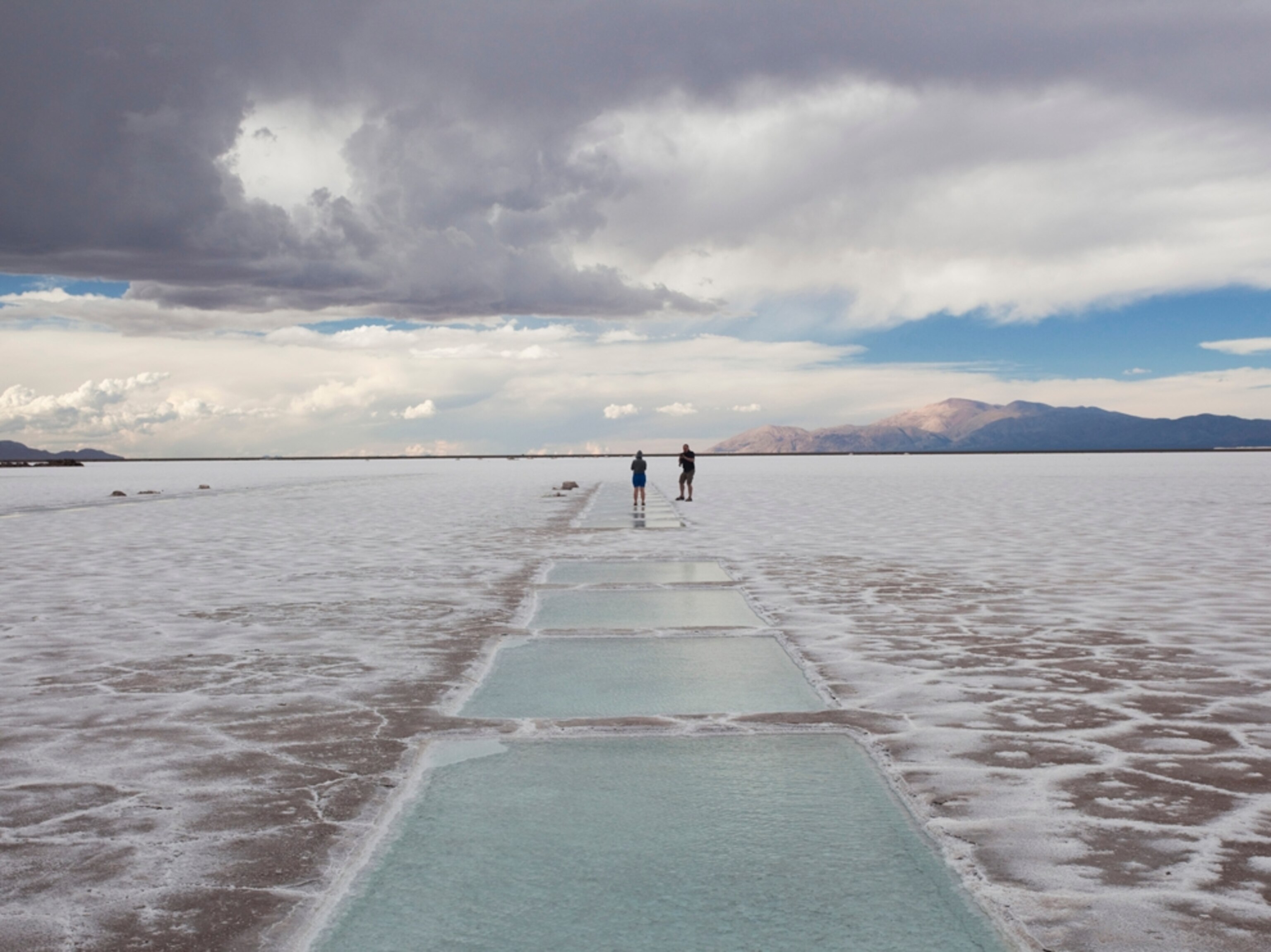 Salinas Grande salt pan in Argentina