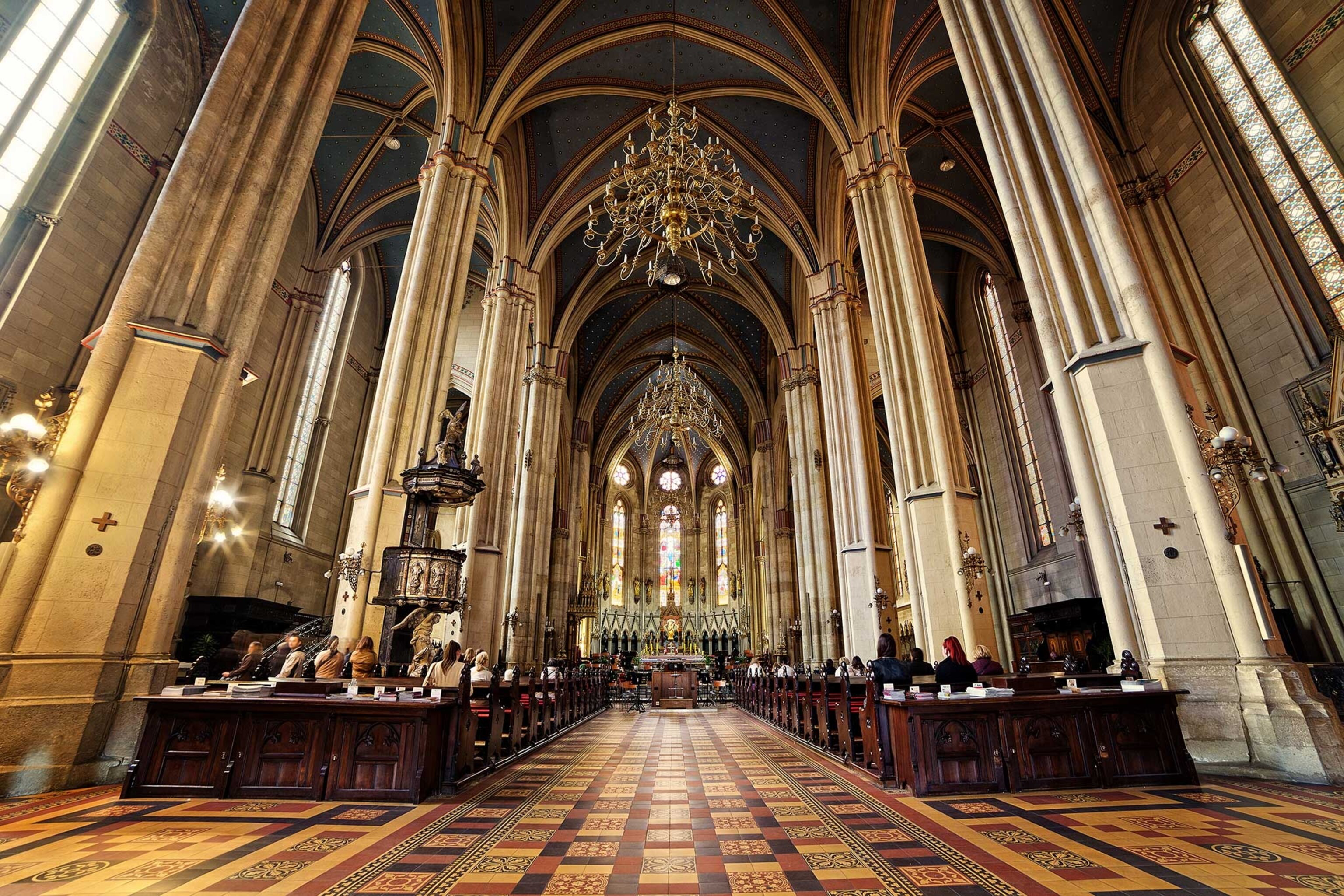 cathedral in Zagreb, Croatia