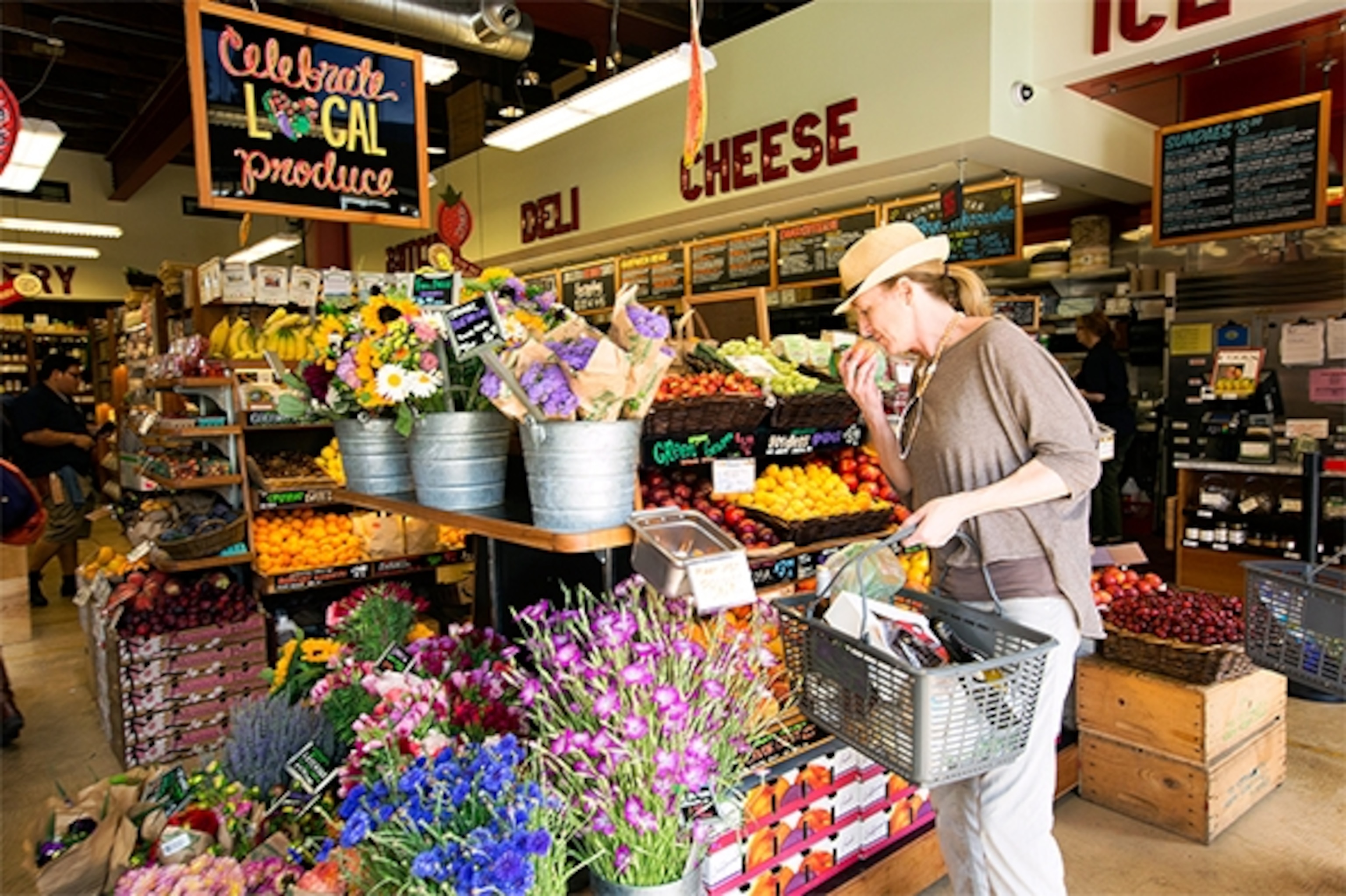 At the beloved Bi-Rite market in San Francisco,,the shopping experience is all about community. In the words of Marketing Director Jessie Rogers, "When you eat good food grown by family farmers, you know what you’re getting—honest, real food grown by people who care about their land, their community, and our future." (Photograph by Catherine Karnow)