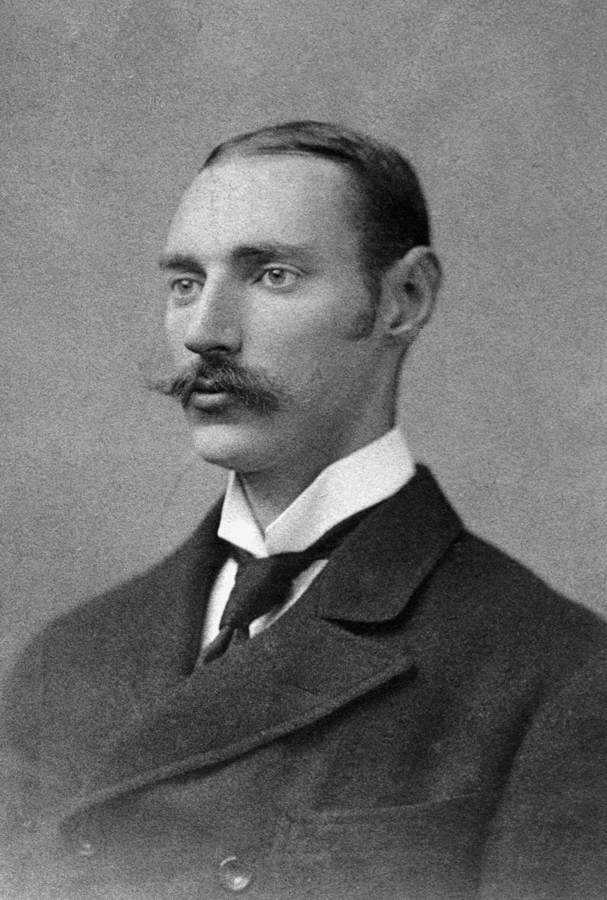 Portrait of financier John Jacob Astor IV, who drowned in the Titanic disaster.