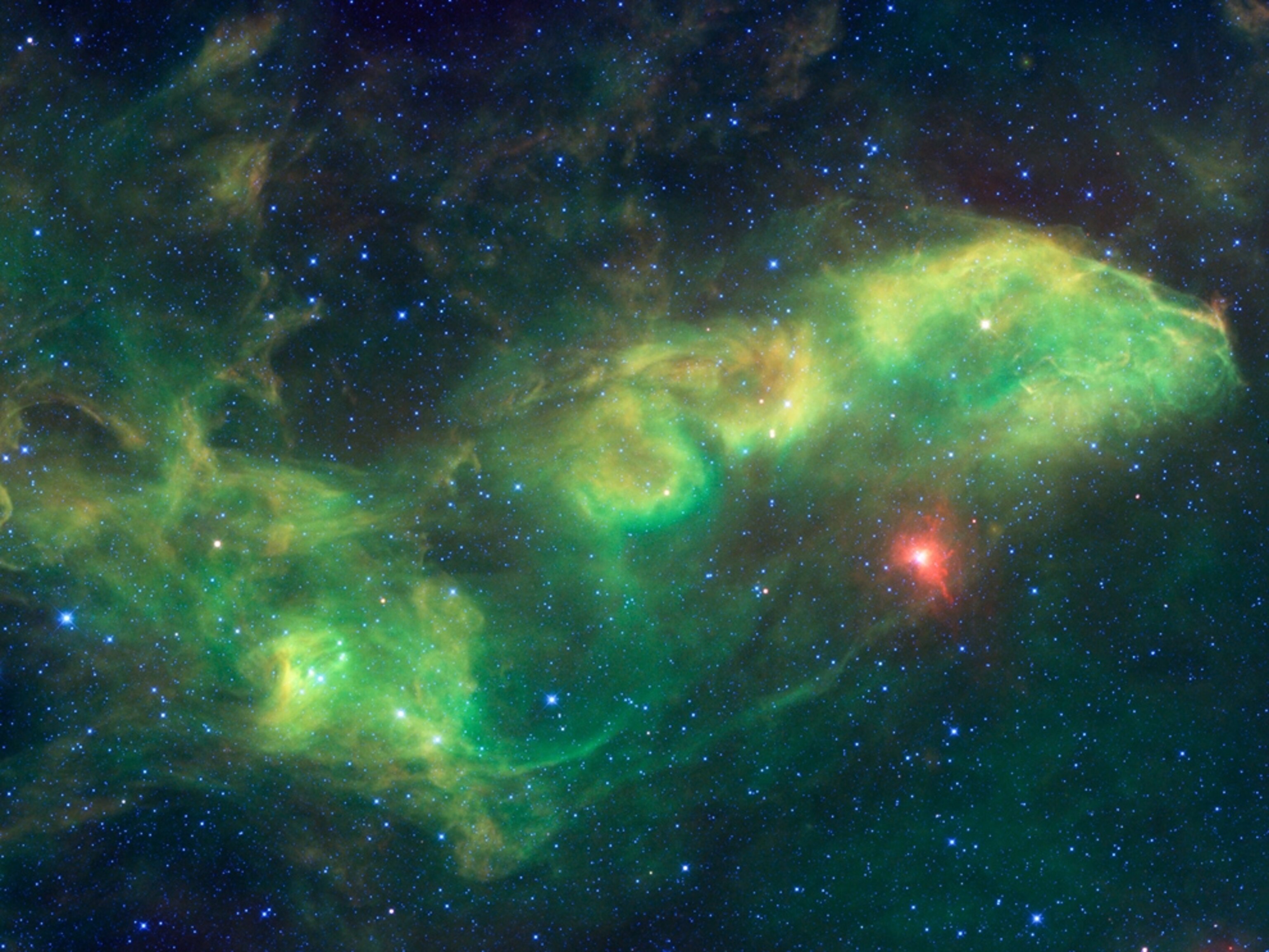 Star picture: clouds of gas near the Jabbah system - for a gallery of the best space pictures of the week