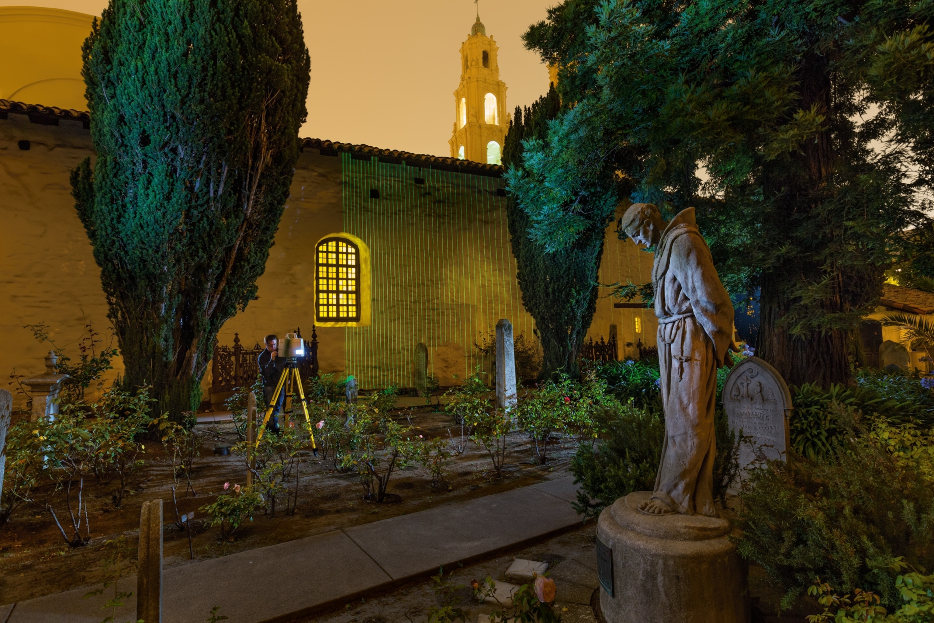 the Mission Dolores in San Francisco, California