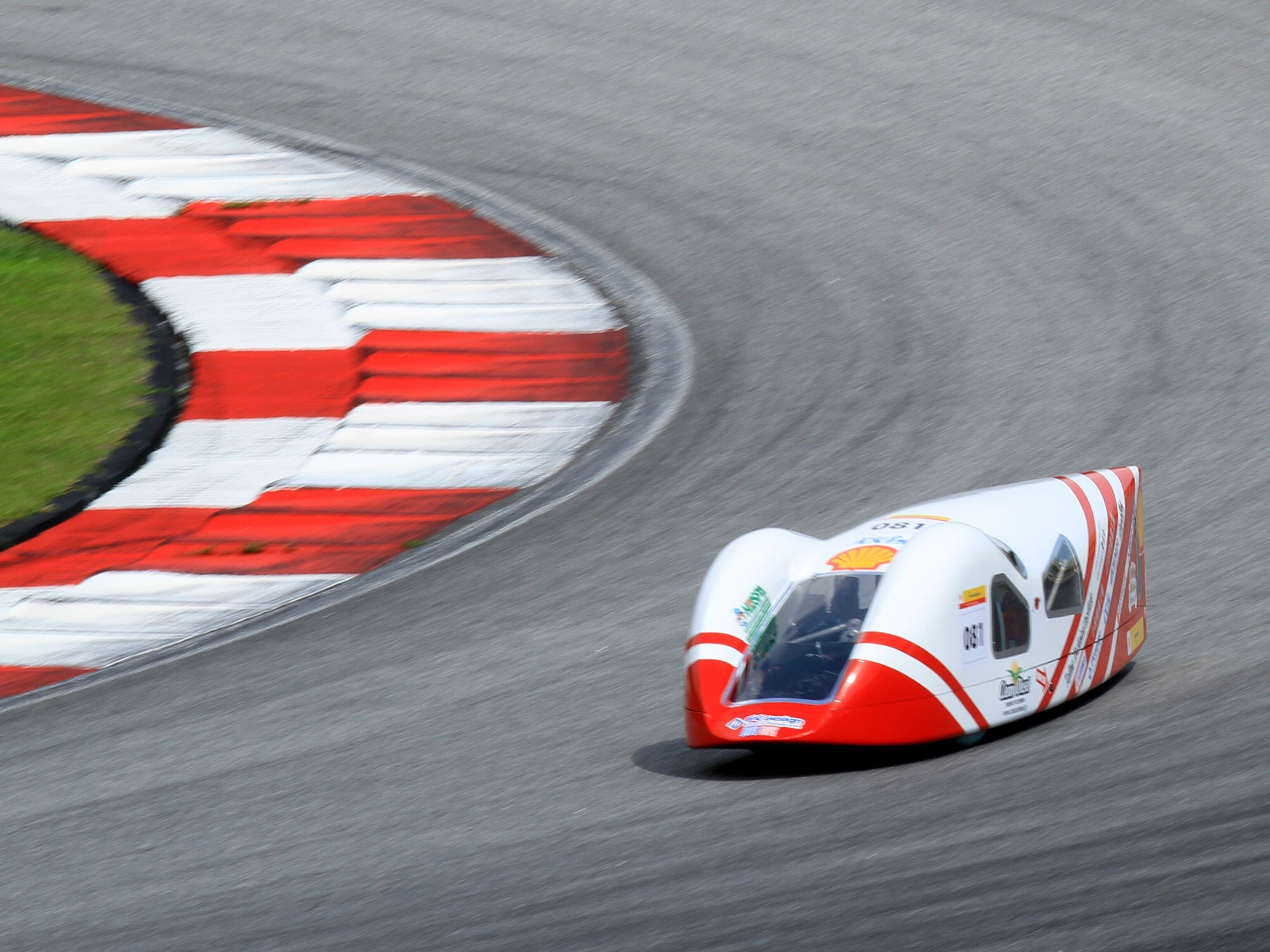 Picture - Japan’s first-place alternative fuel car at Shell Eco-marathon Asia