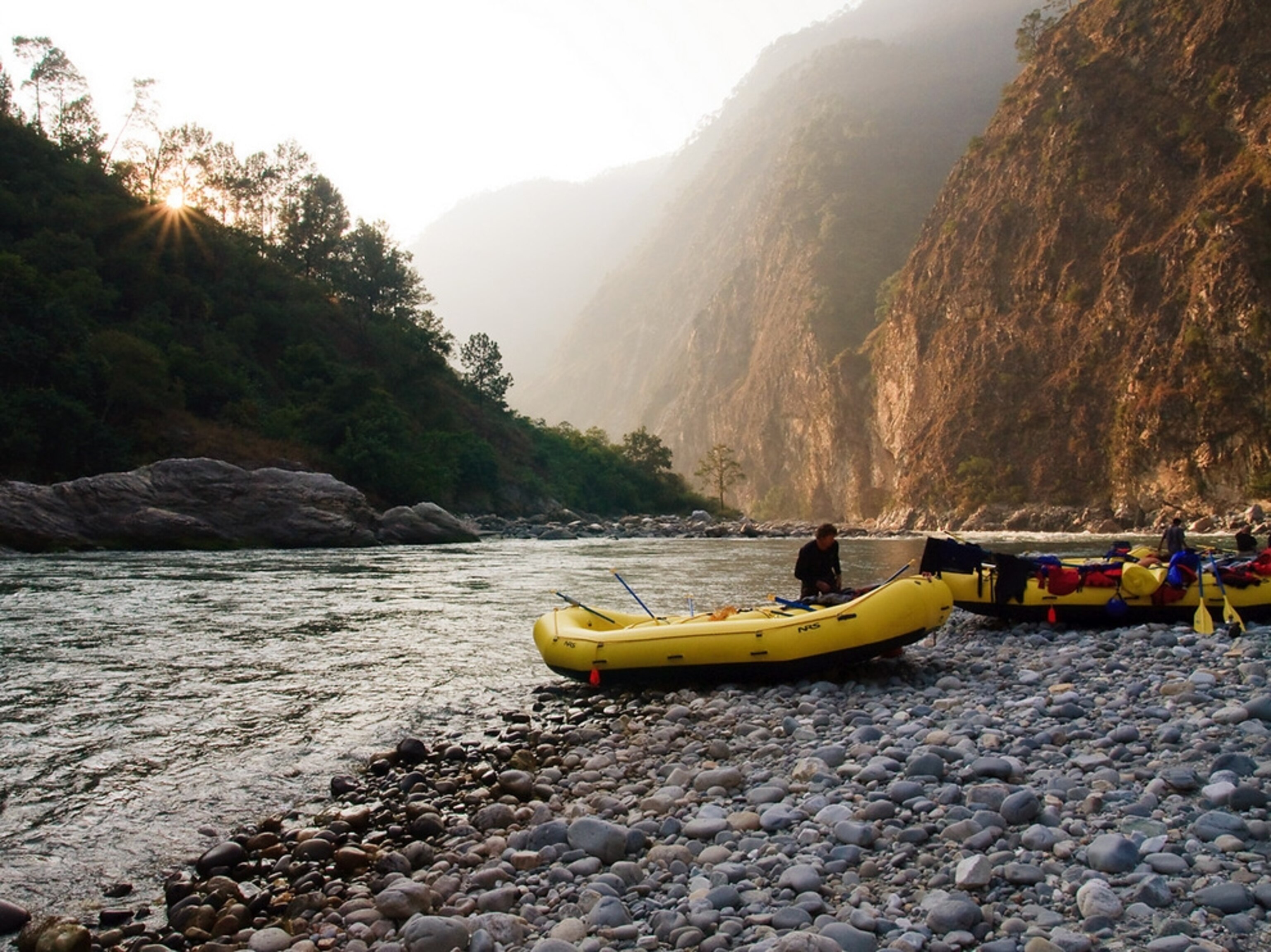 River rafting in Bhutan