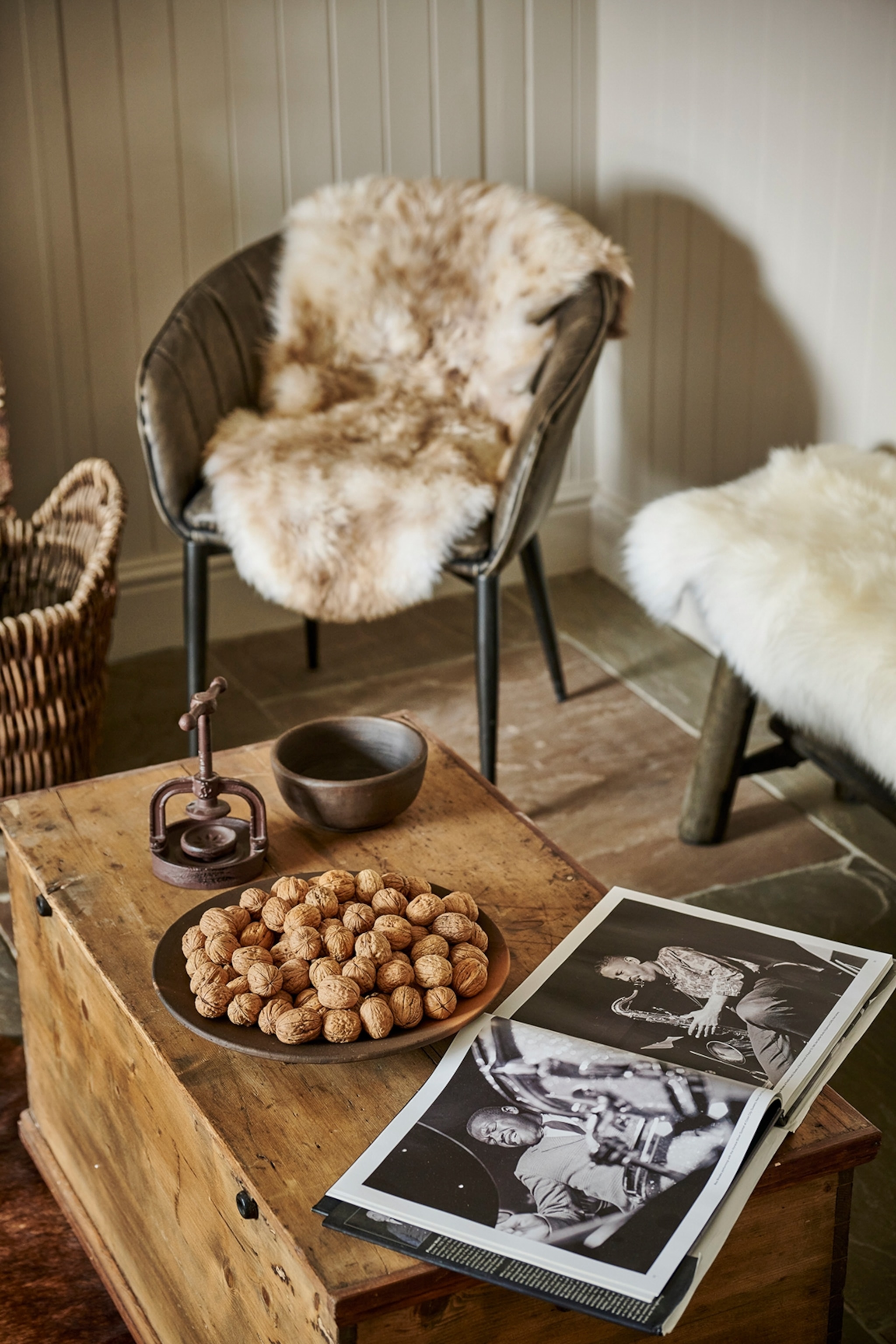 A snug at restaurant Mýse.