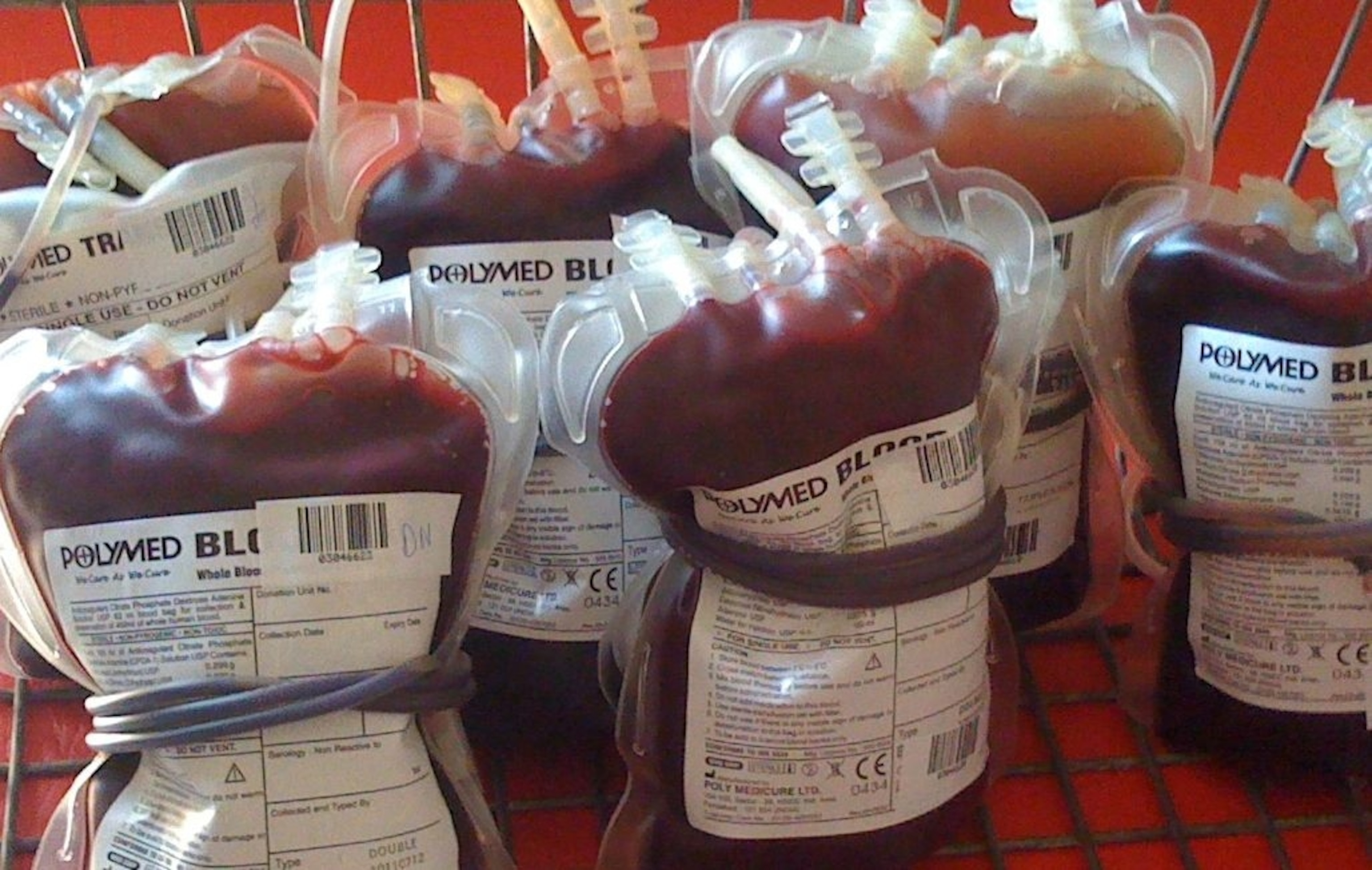 Blood donations.