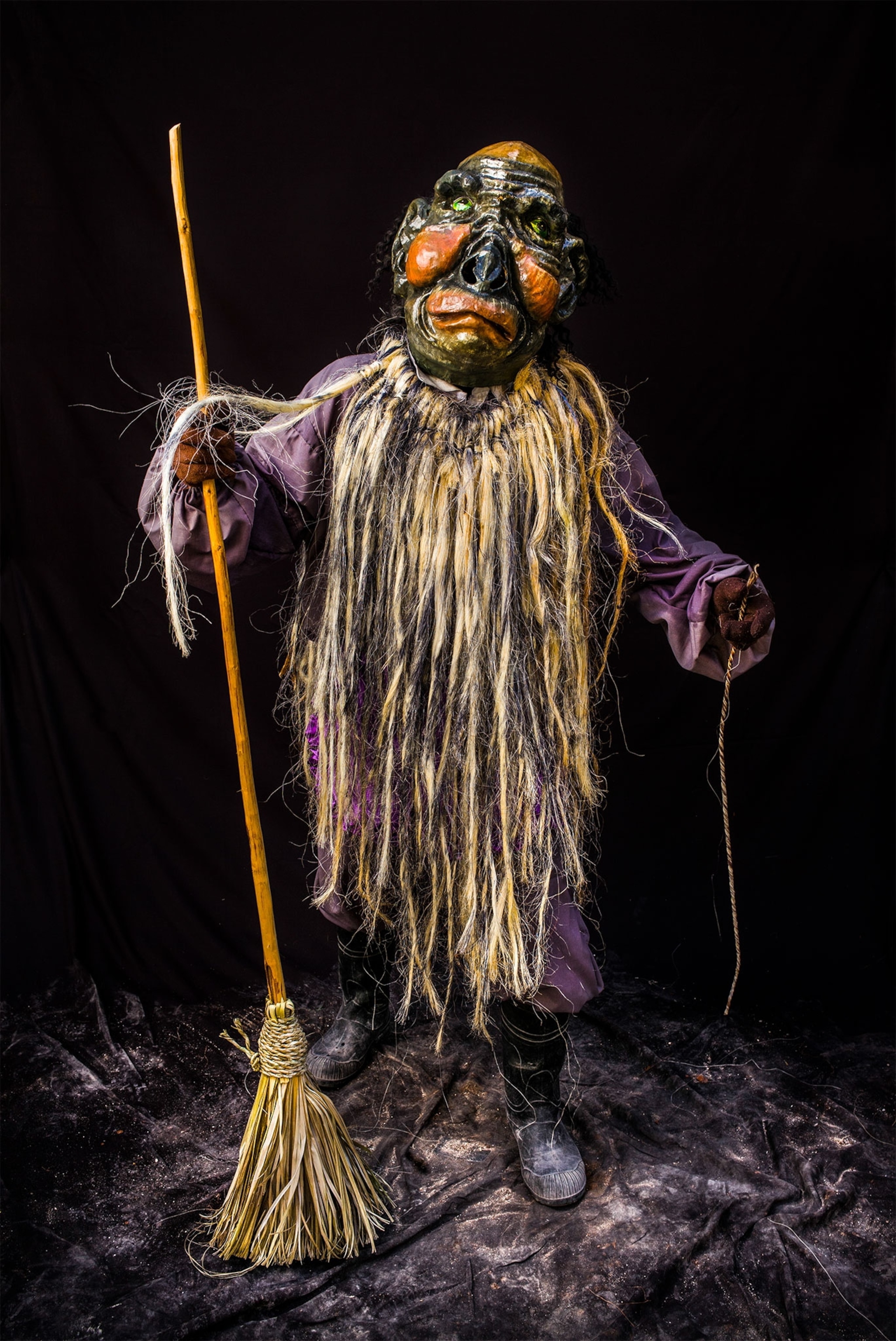 Picture in costume in Haiti