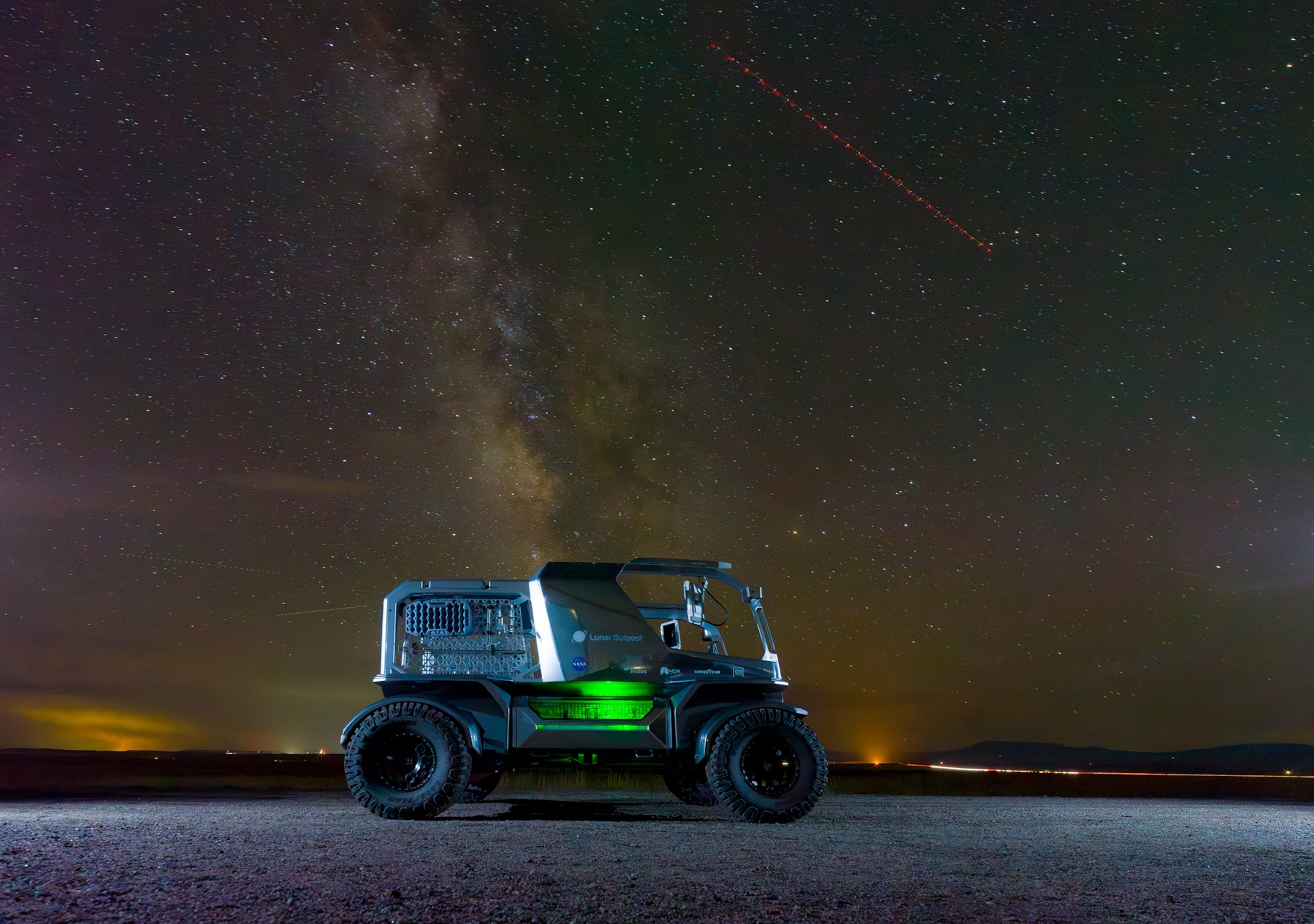 rover at night