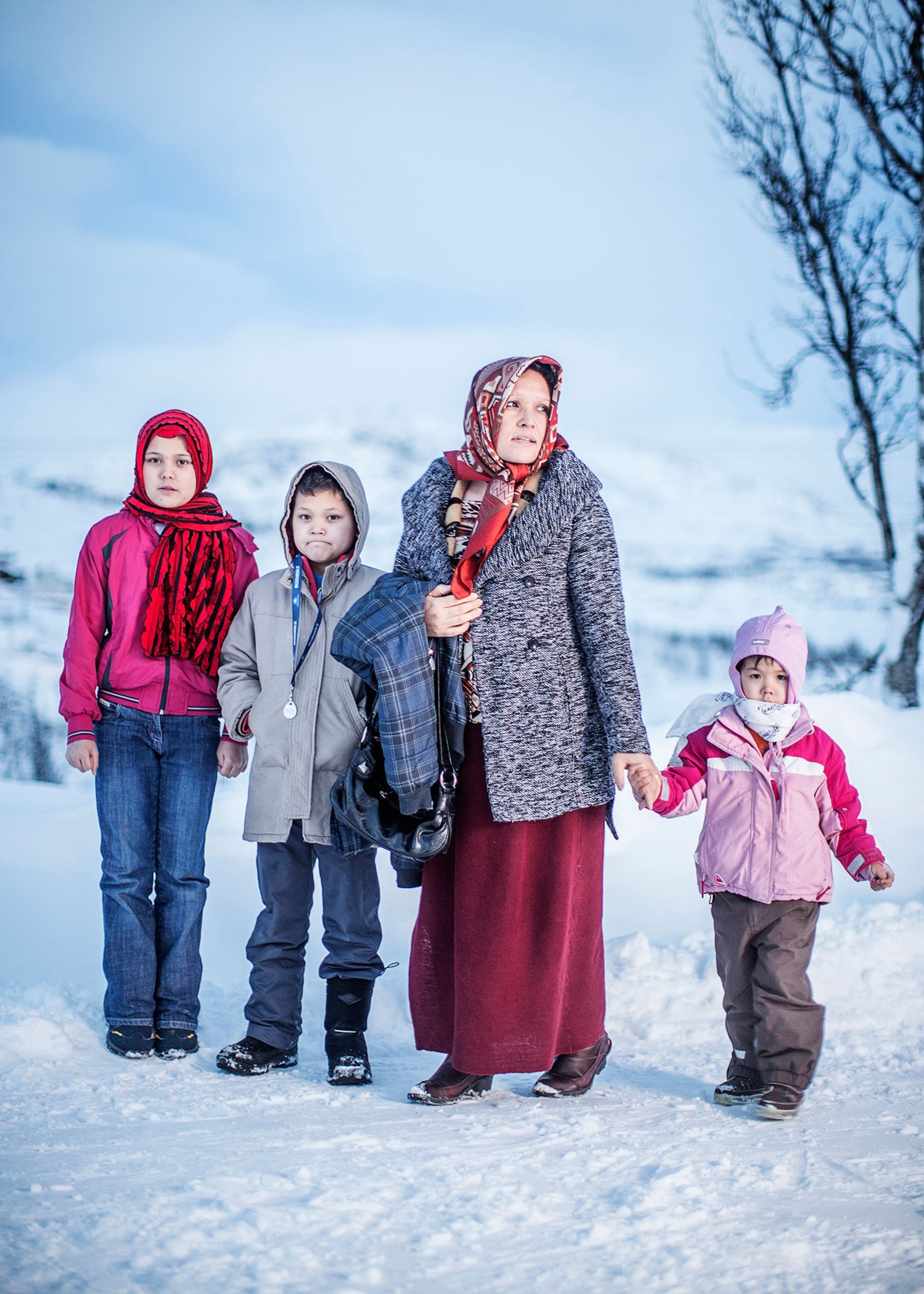 Adila Mohsini with the kids