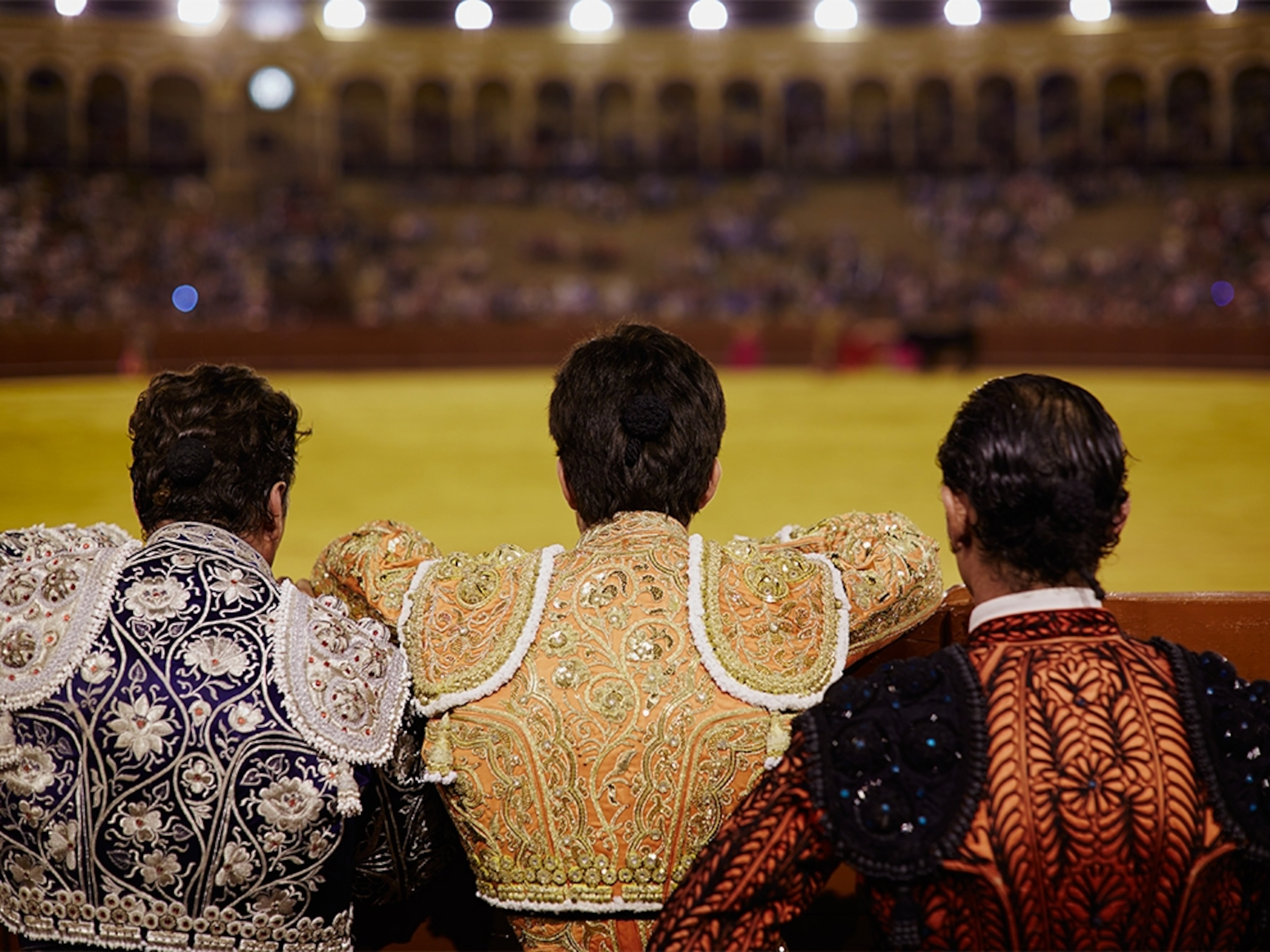 matadors in Seville, Spain