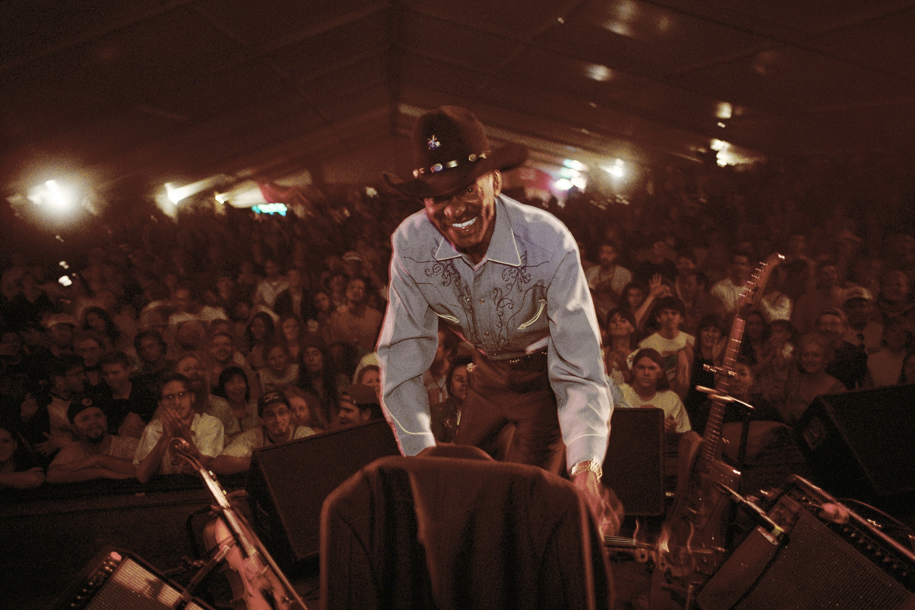 A warm Memphis reception pleases Clarence "Gatemouth" Brown, who spices his sets with Cajun, jazz, and bluegrass, illustrating the affinity between other American music and the blues.